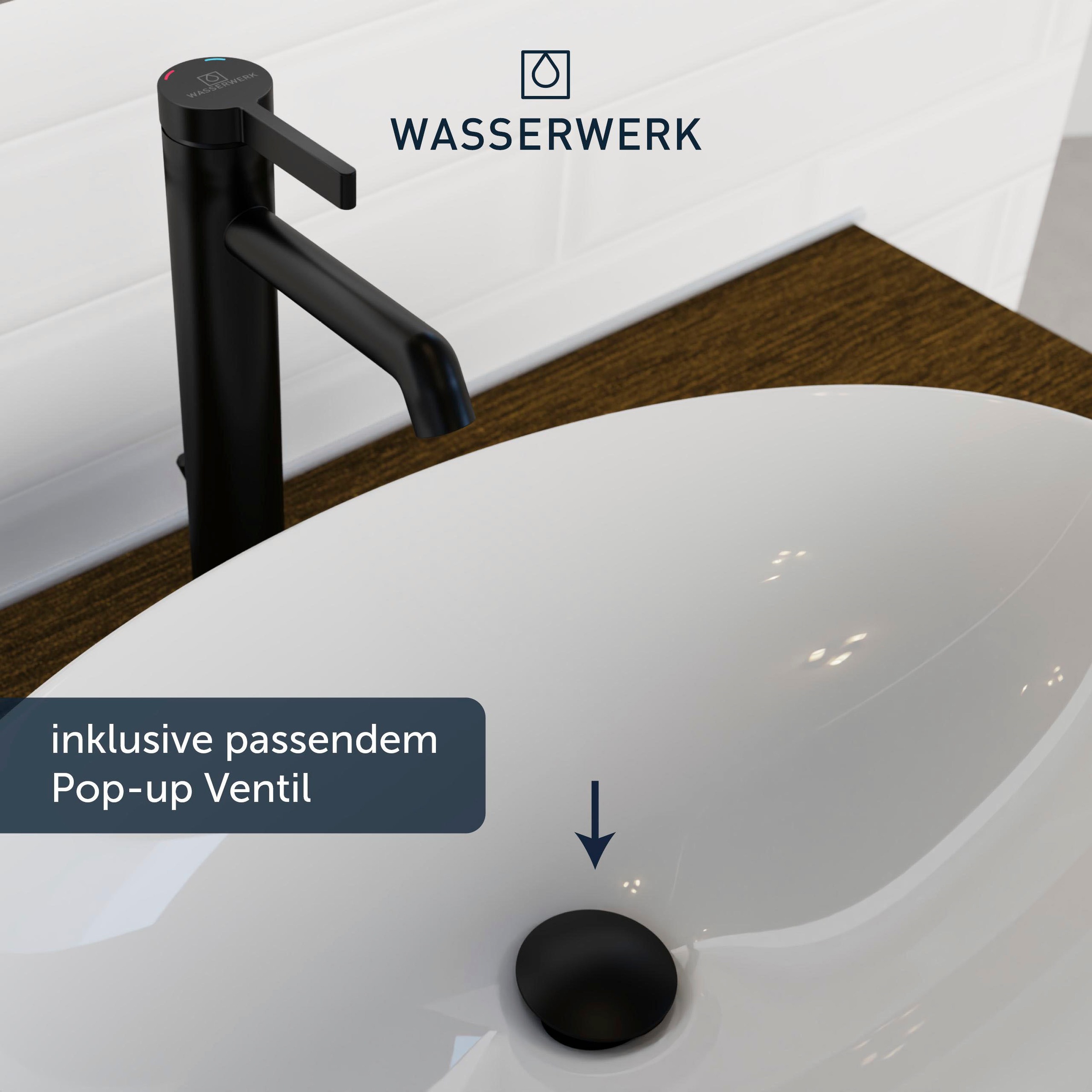 WASSERWERK Waschtischarmatur »WT 11«, inkl. Popup, wassersparend