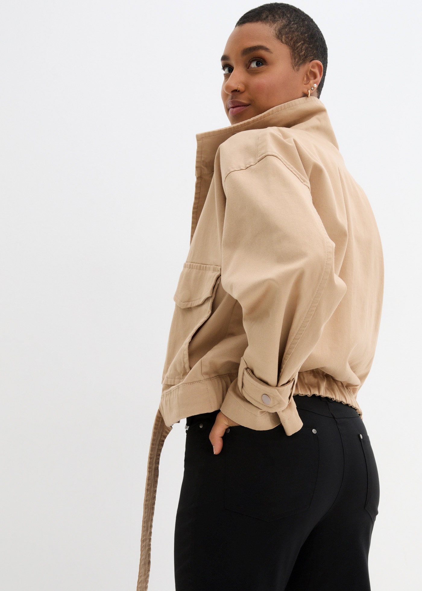 bonprix Stretch-Hose »Bengalin-Stretch-Hose mit Bequembund, Straight«  Bengalin-Stretch-Hose mit Bequembund, Straight