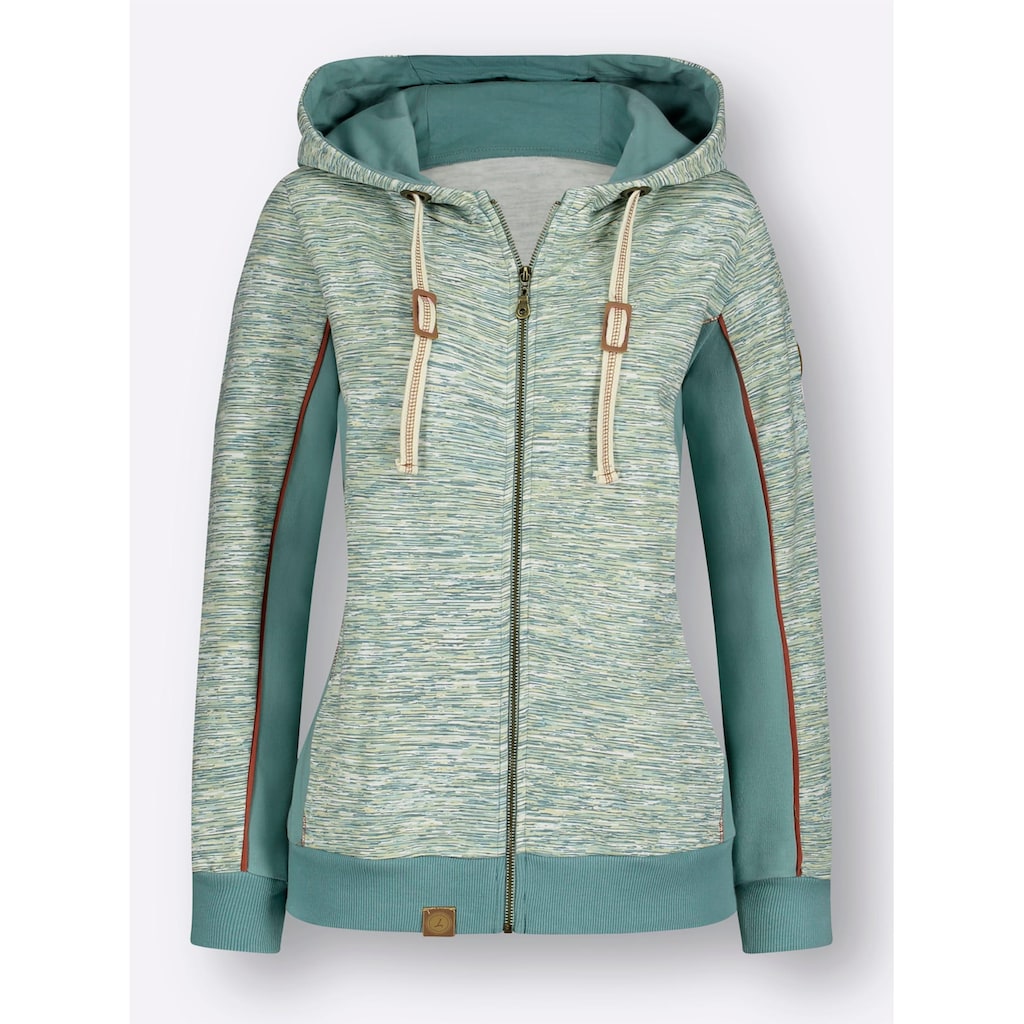 Casual Looks Shirtjacke »Sweatjacke«, (1 tlg.)