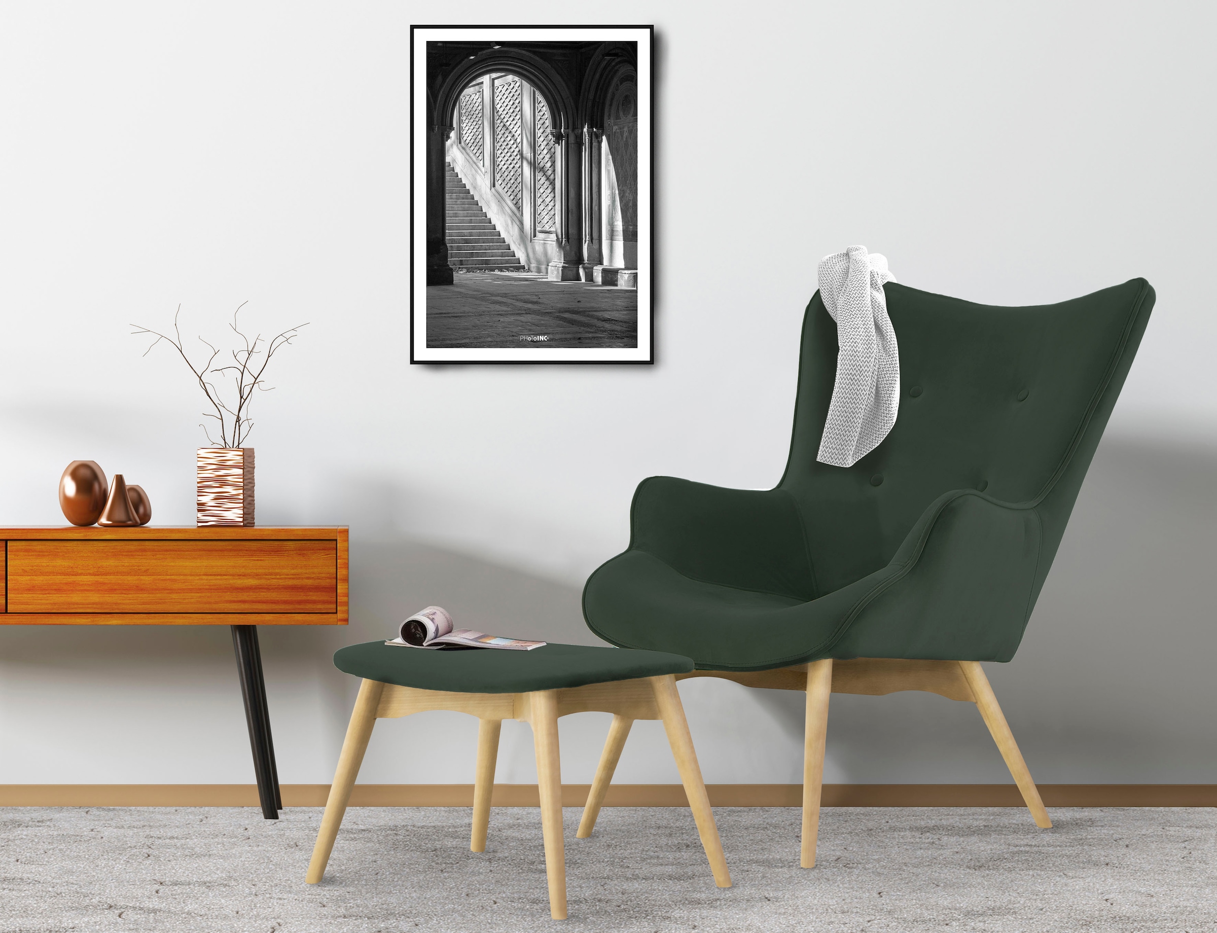 Home affaire Sessel "Egense" wahlweise mit oder ohne Hocker günstig online kaufen