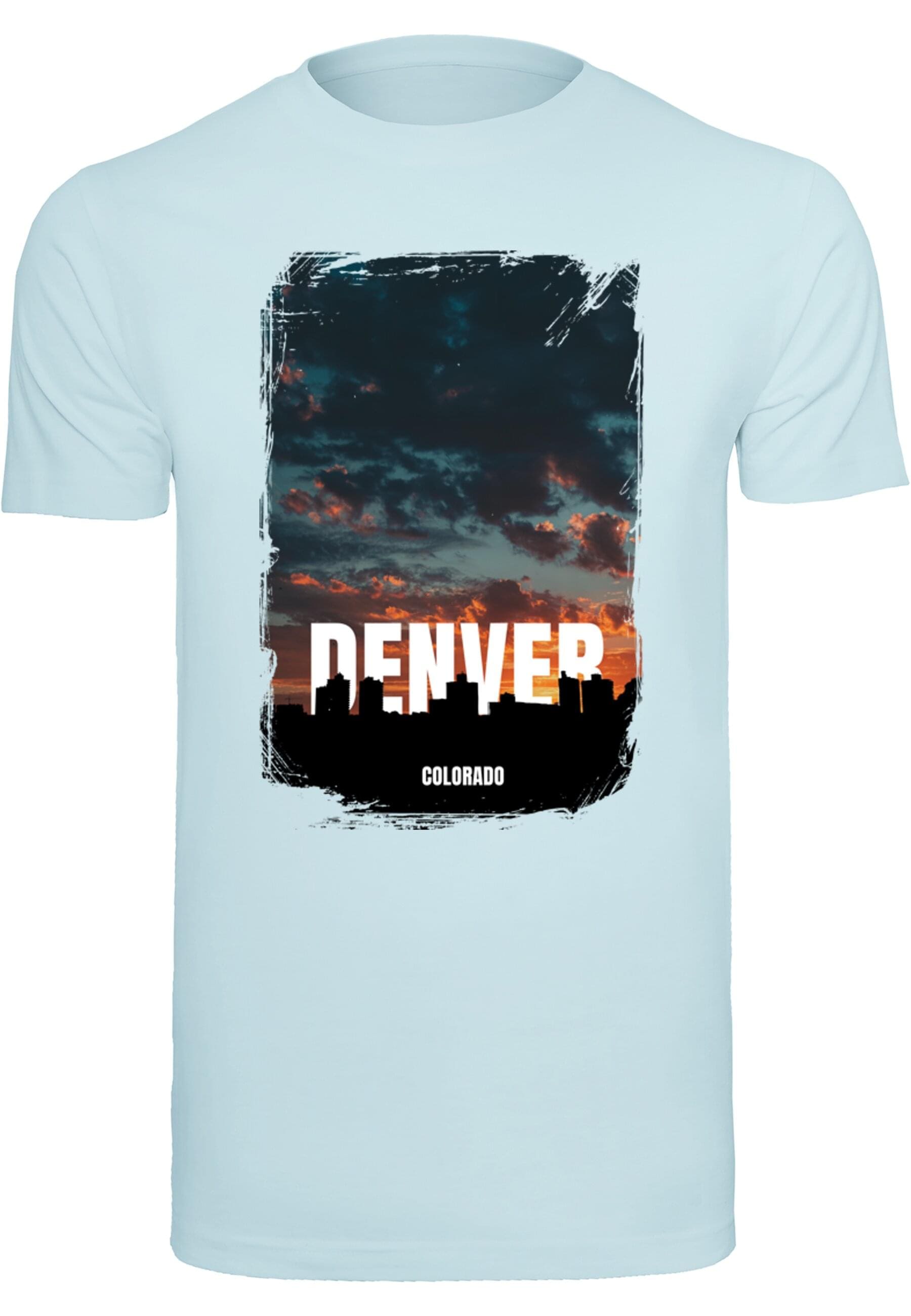 T-Shirt »Merchcode Herren Denver T-Shirt Round Neck«, (1 tlg.)