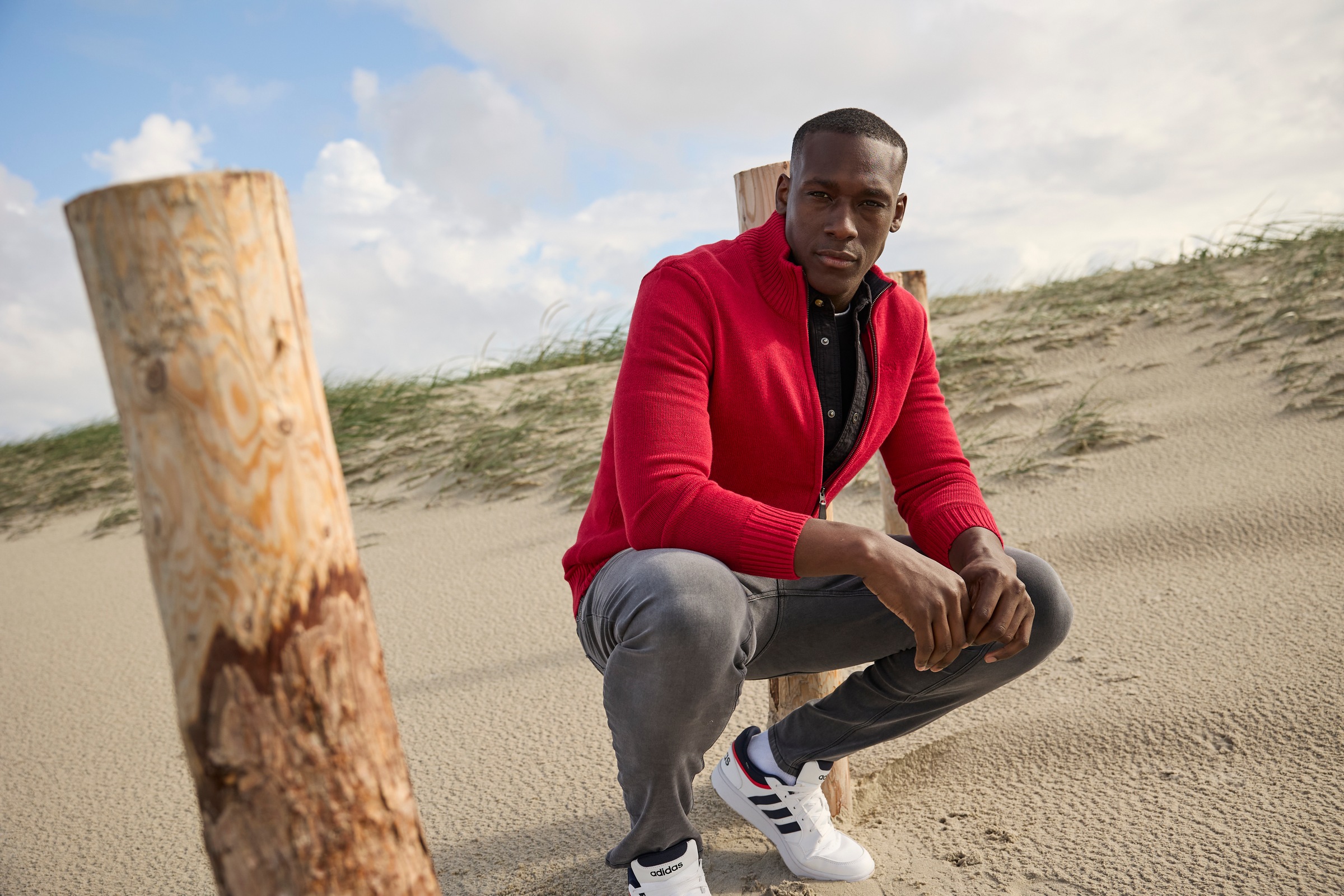 Mans World Strickjacke "neue Farben", aus Baumwollmischung günstig online kaufen
