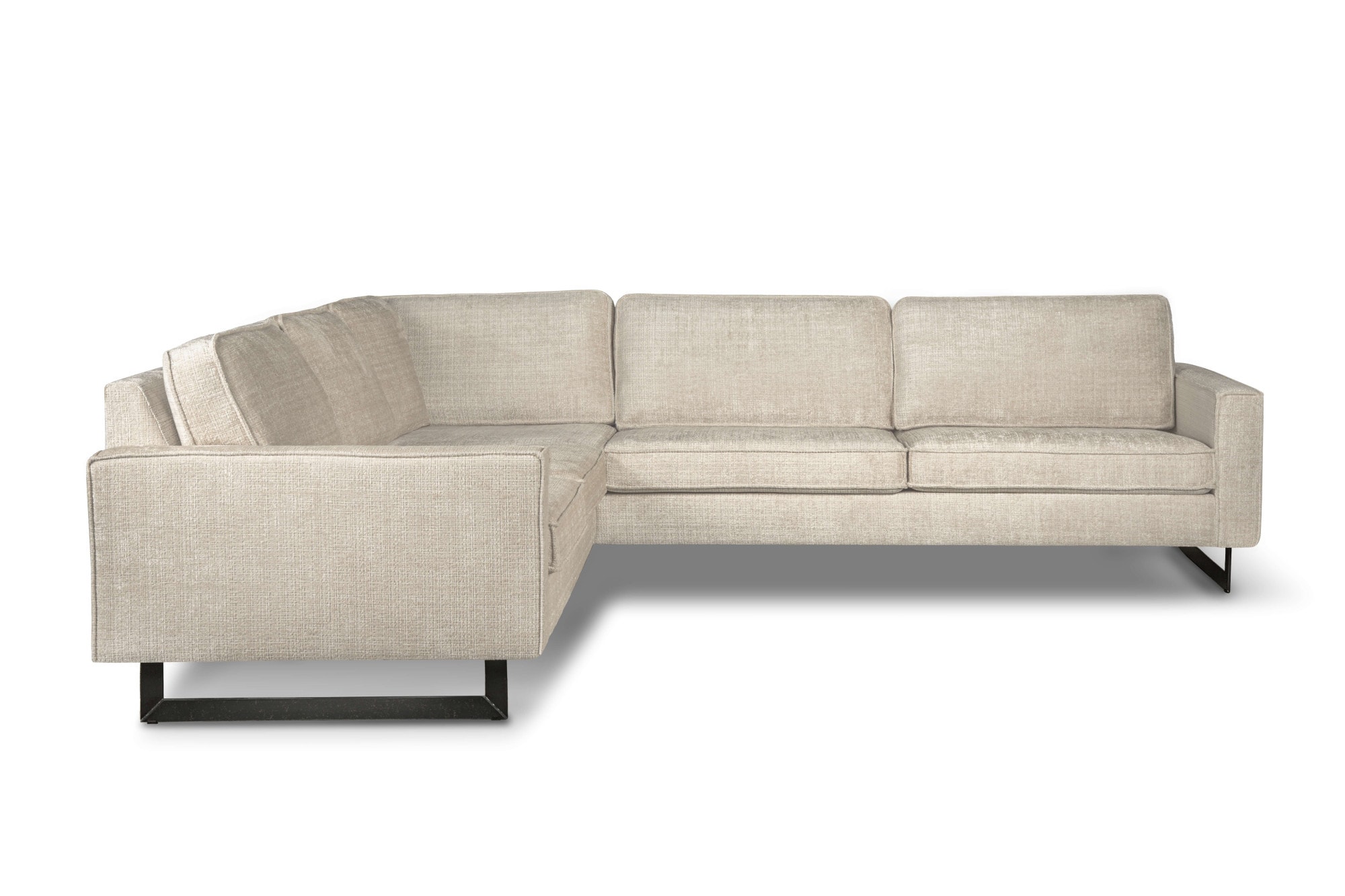 PLACES OF STYLE Ecksofa "Pinto, XXL, 250/290 cm, langer Schenkel, Ottomane" günstig online kaufen