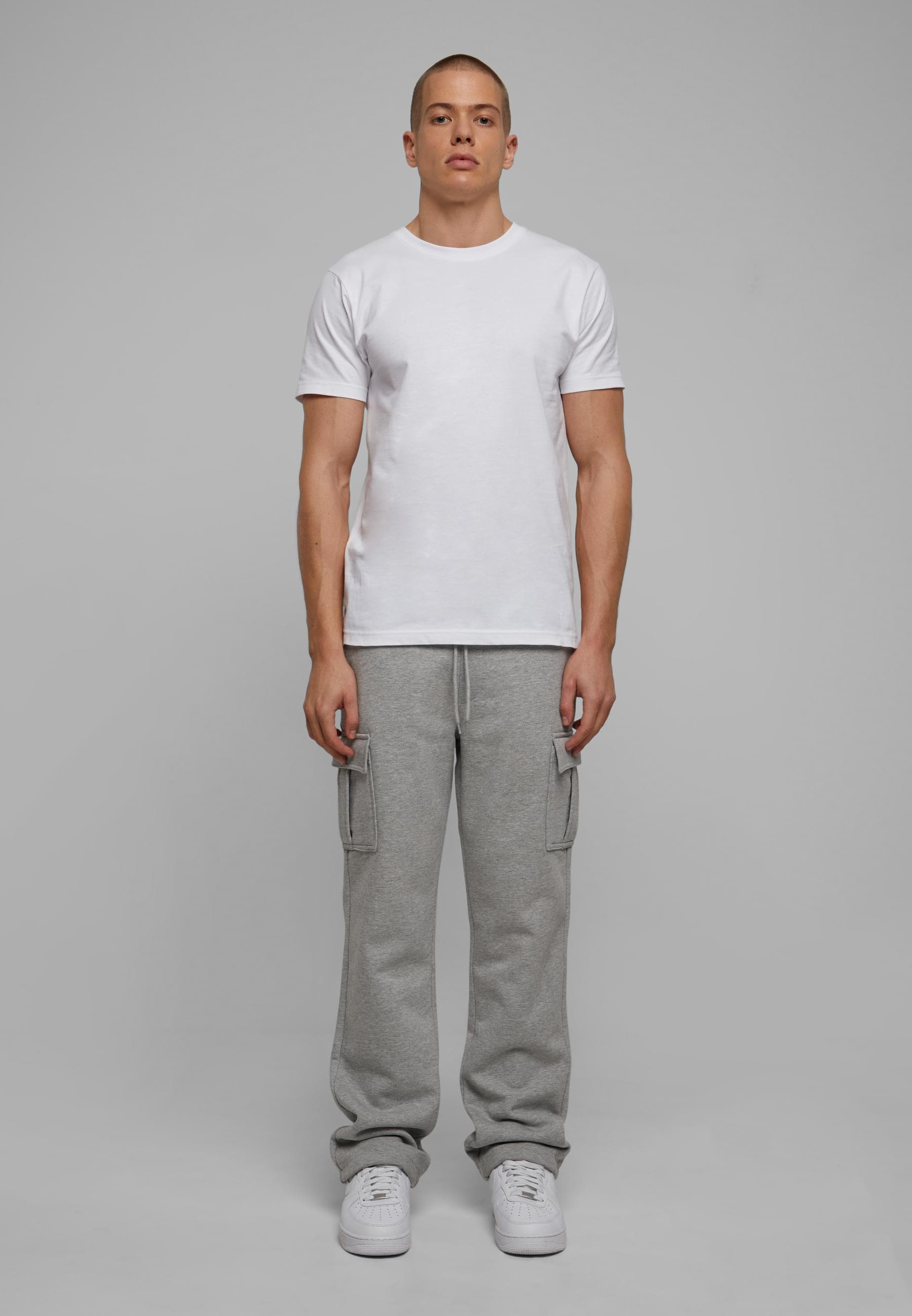 URBAN CLASSICS Cargohose »Urban Classics Herren Heavy Straight Leg Cargo Sweatpants«, (1 tlg.)