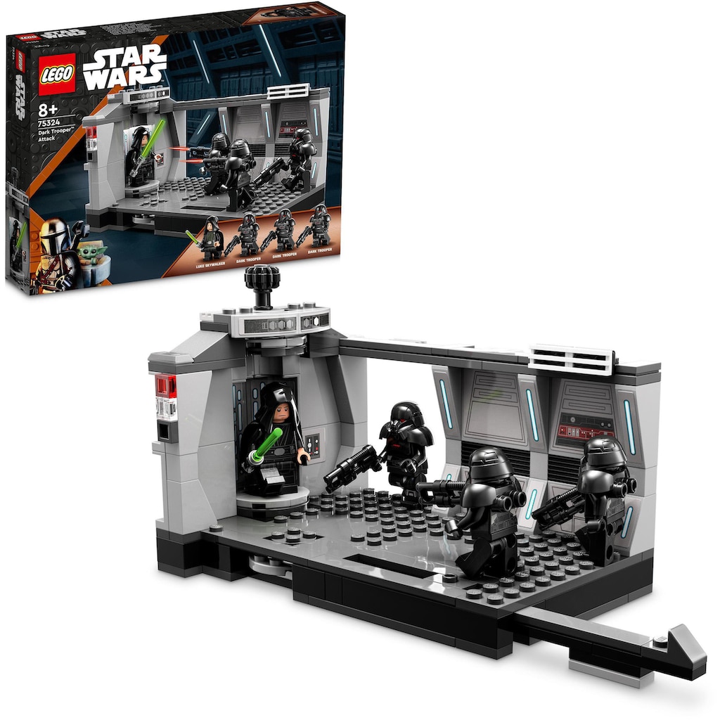 LEGO® Konstruktionsspielsteine »Angriff der Dark Trooper™ (75324), LEGO® Star Wars™«, (166 St.)