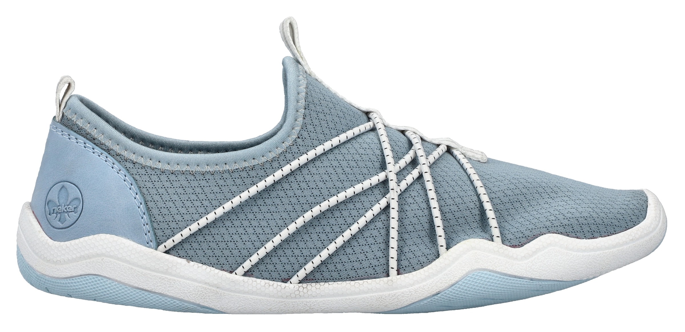 Rieker Slip-On Sneaker, Barfußschuh, Schlupfschuh, Slipper in veganer Verarbeitung