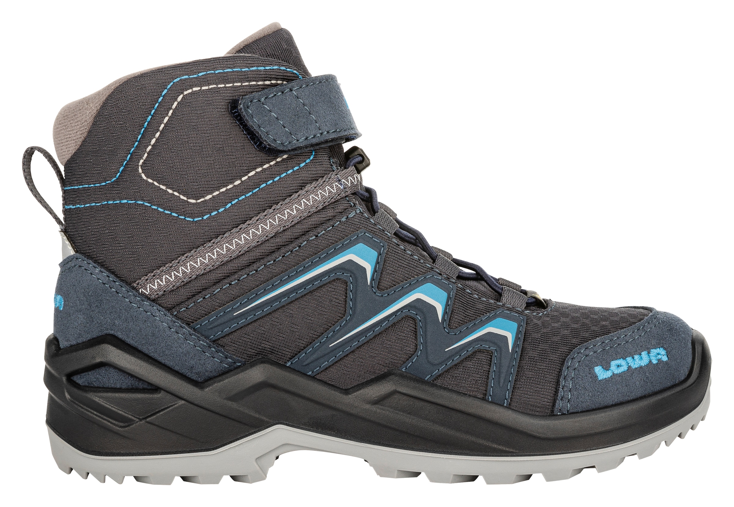 Lowa Winterstiefel »MADDOX WARM GORE-TEX MID JR«, wasserdicht, gefüttert, mit Klettverschluss