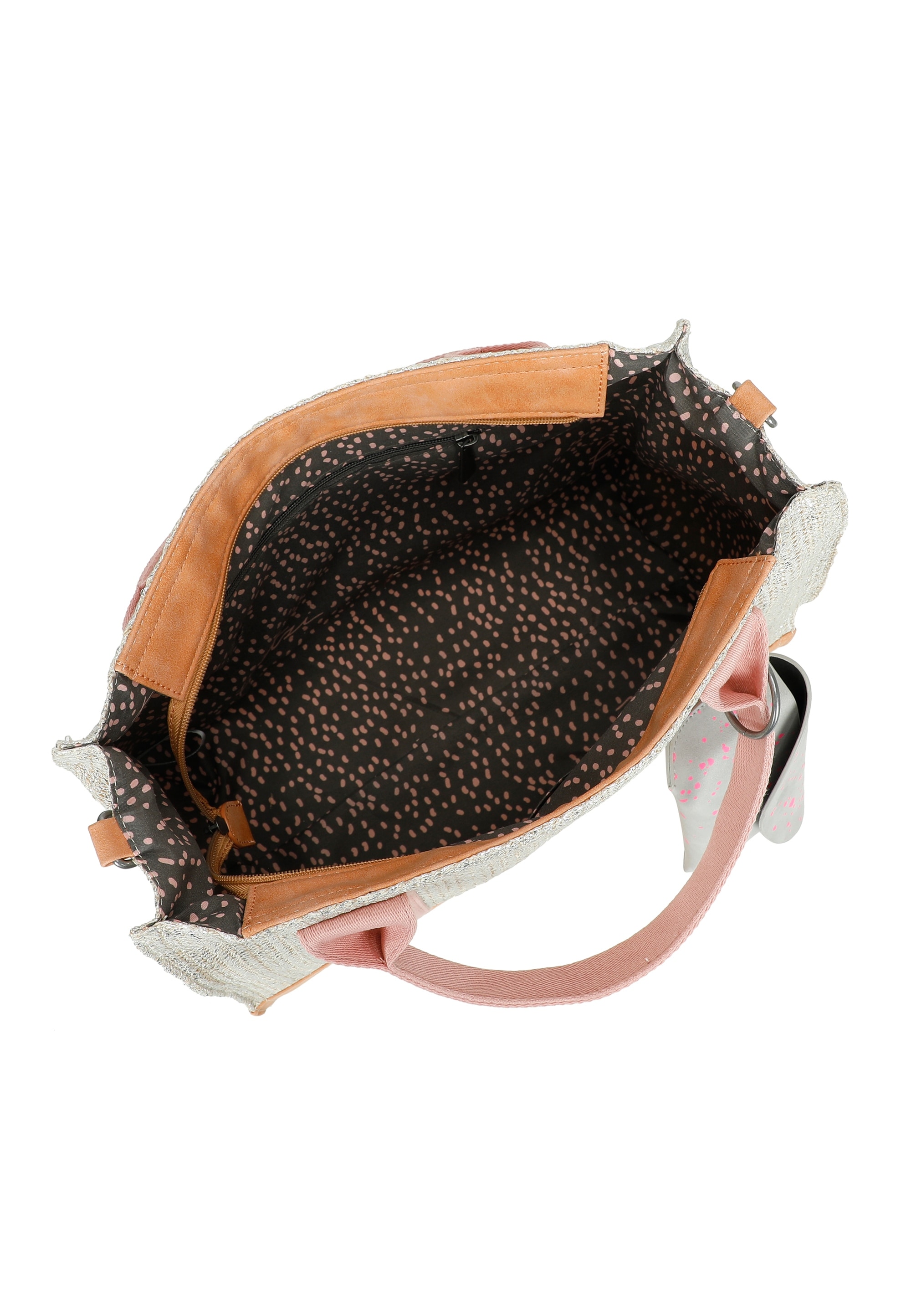 Fritzi aus Preußen Schultertasche »Tote Bag Limited Painted Straw«, mit abnehmbarem Brillenetui