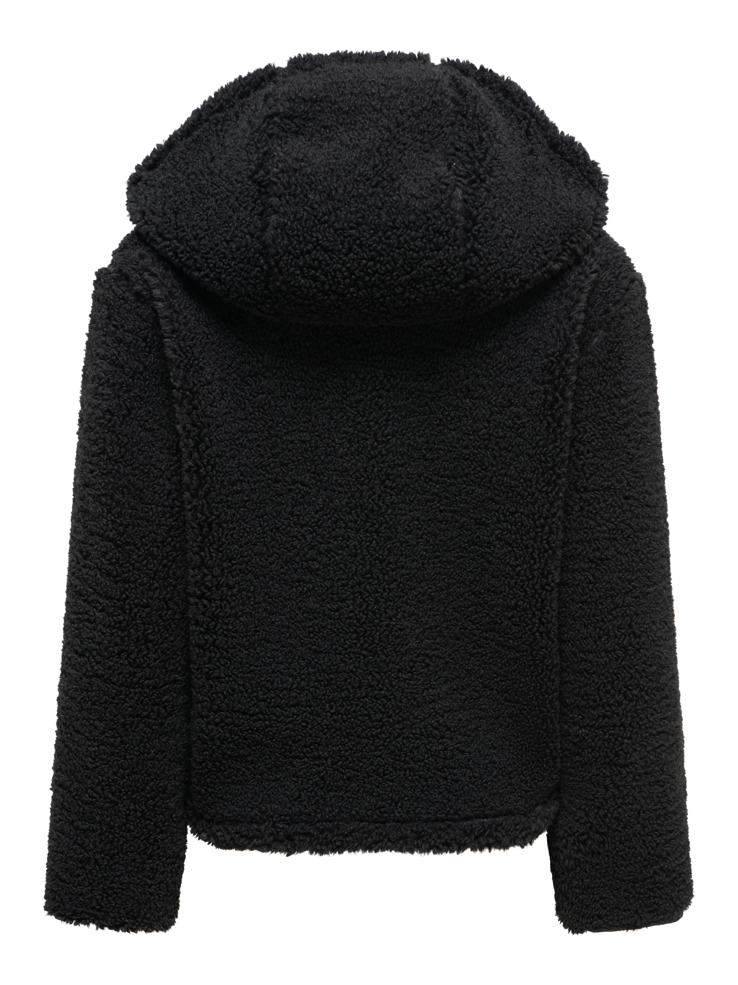 ONLY Kapuzenplüschjacke »ONLTORA TEDDY HOOD JACKET BF OTW« mit Kapuze Kunstfaser, Plüsch