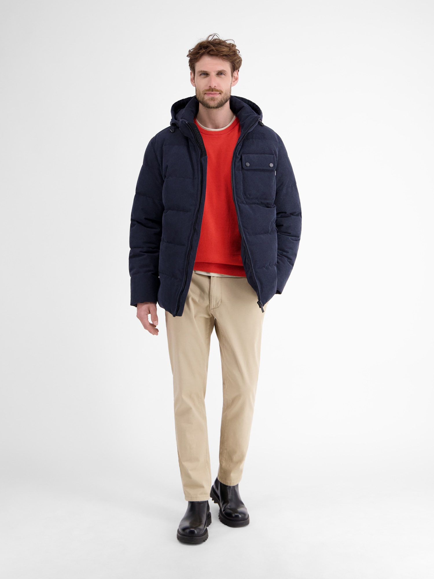 LERROS Strickpullover »LERROS Herren Basic Strickpullover«