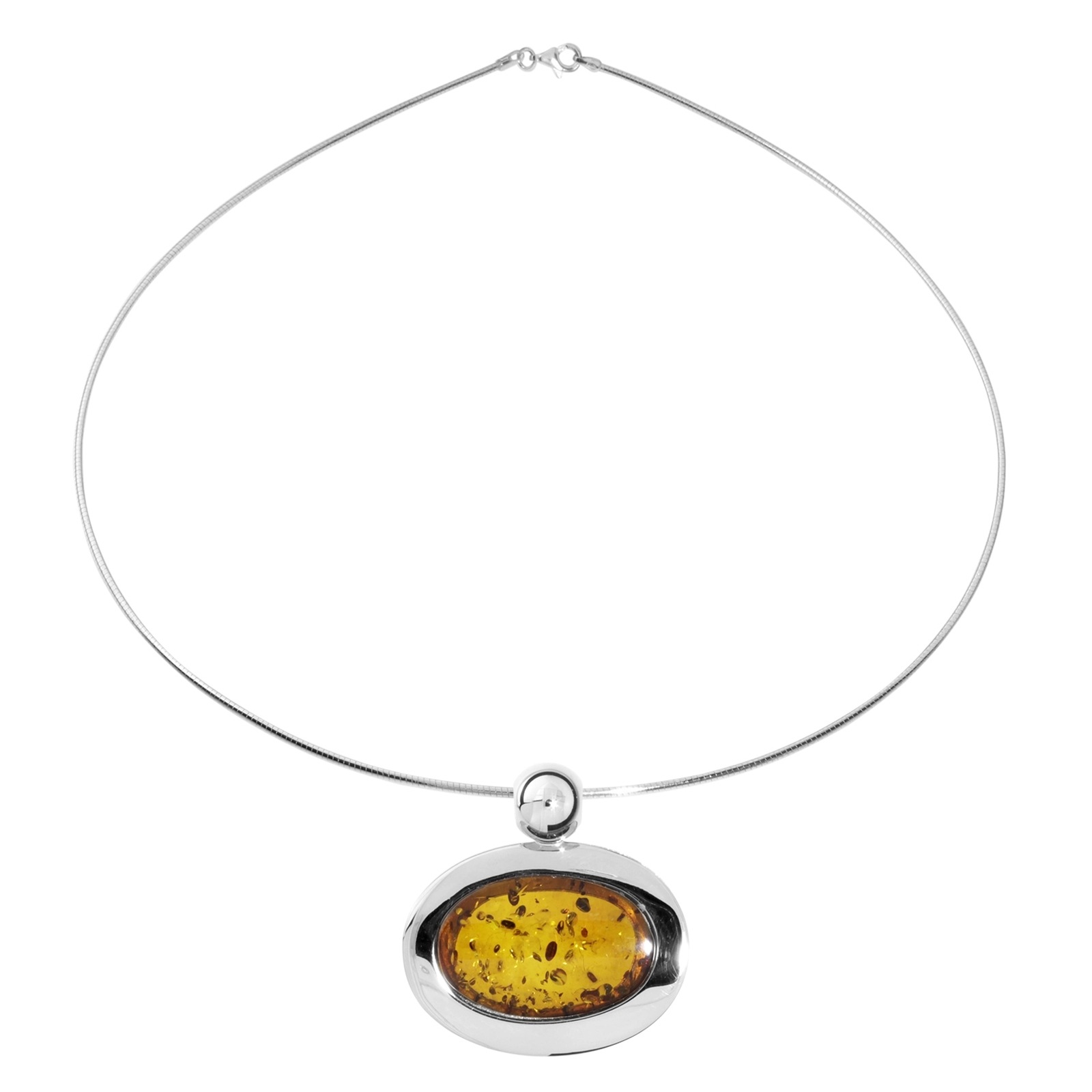 OSTSEE-SCHMUCK Kette mit Anhänger »- Wanatia - Silber 925/000 - Bernstein«