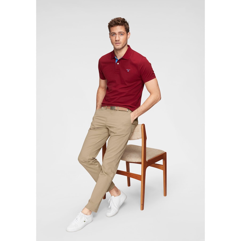 Gant Poloshirt »Contrast Collar PIQ SS Rugger«