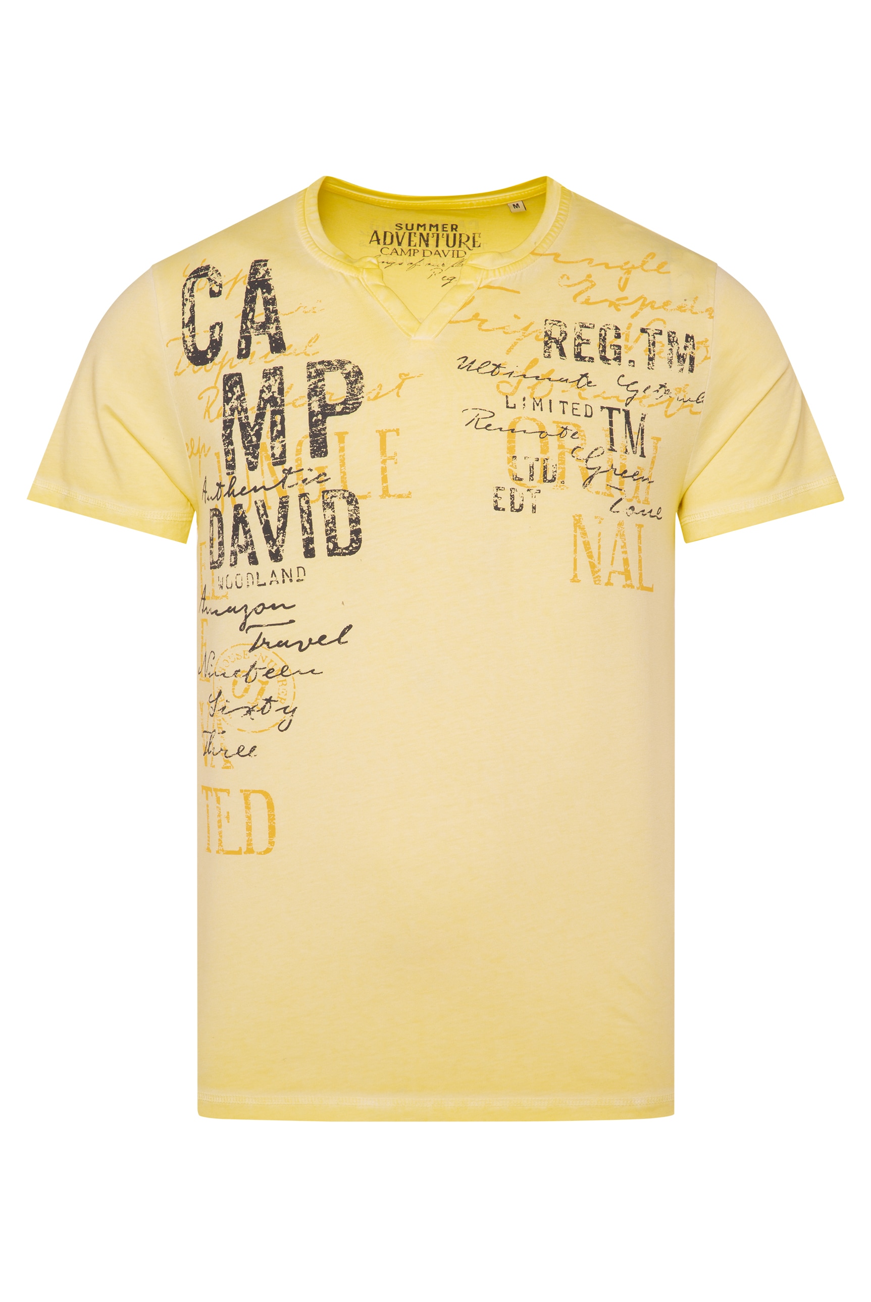 CAMP DAVID Rundhalsshirt, aus Baumwolle