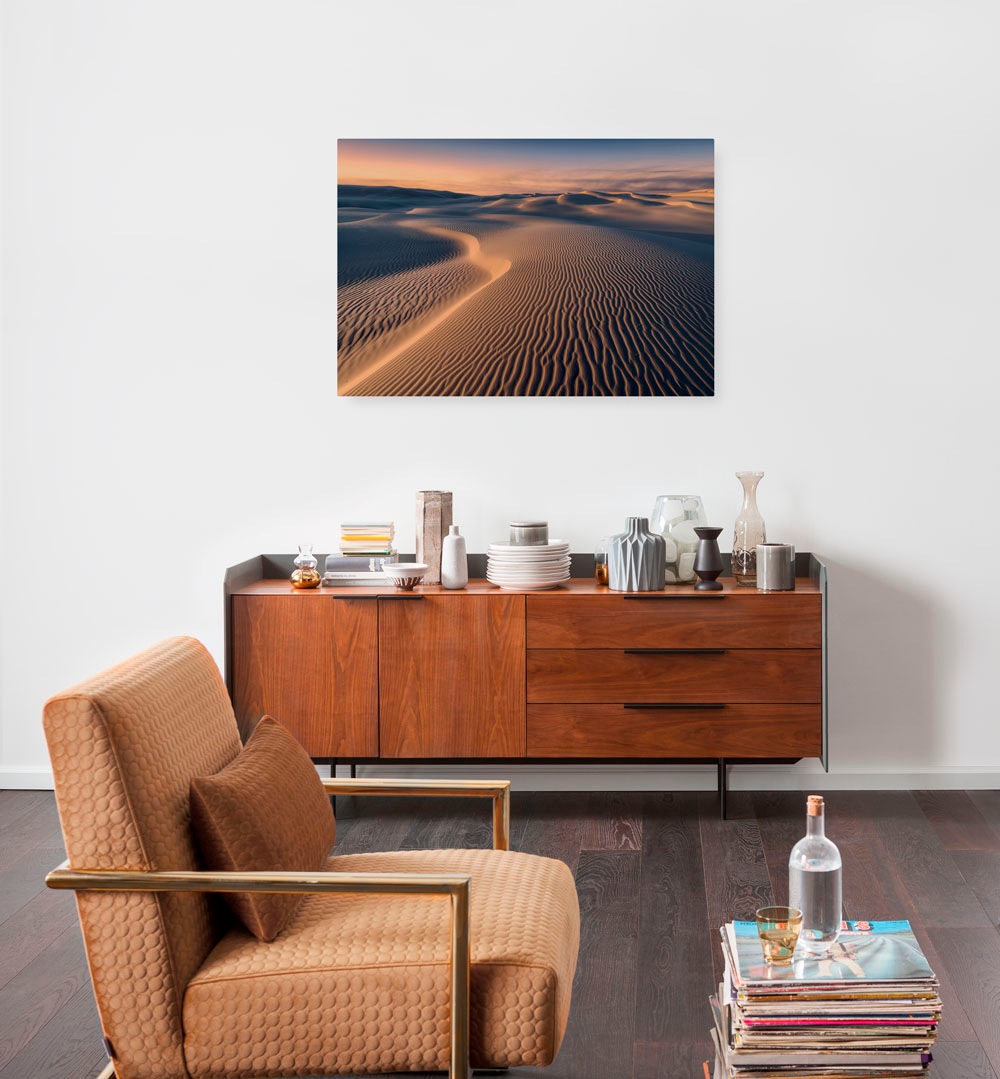 Komar Leinwandbild "Sand Storm - Größe 90 x 60 cm", Baum-Blätter-Natur-Berg günstig online kaufen