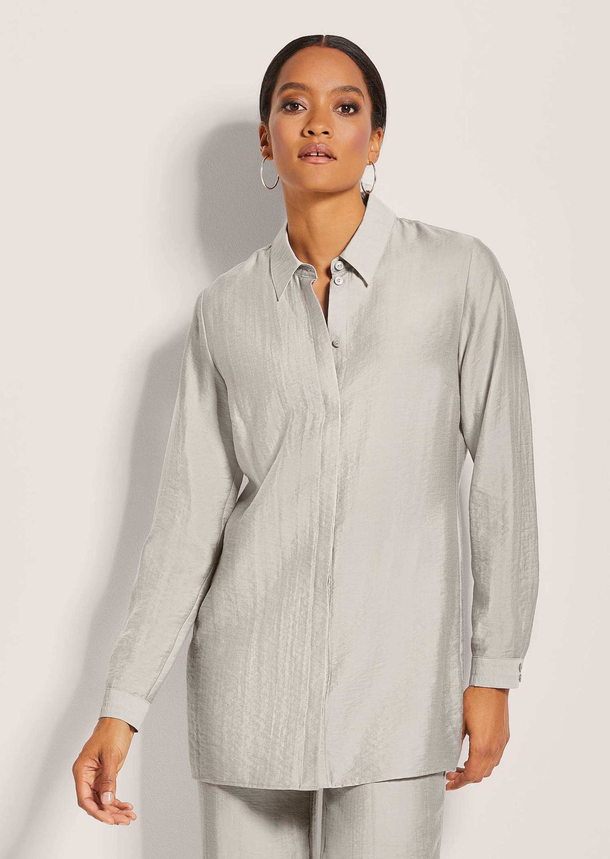 MADELEINE Hemdbluse "Bluse Hemdbluse mit Struktur" günstig online kaufen