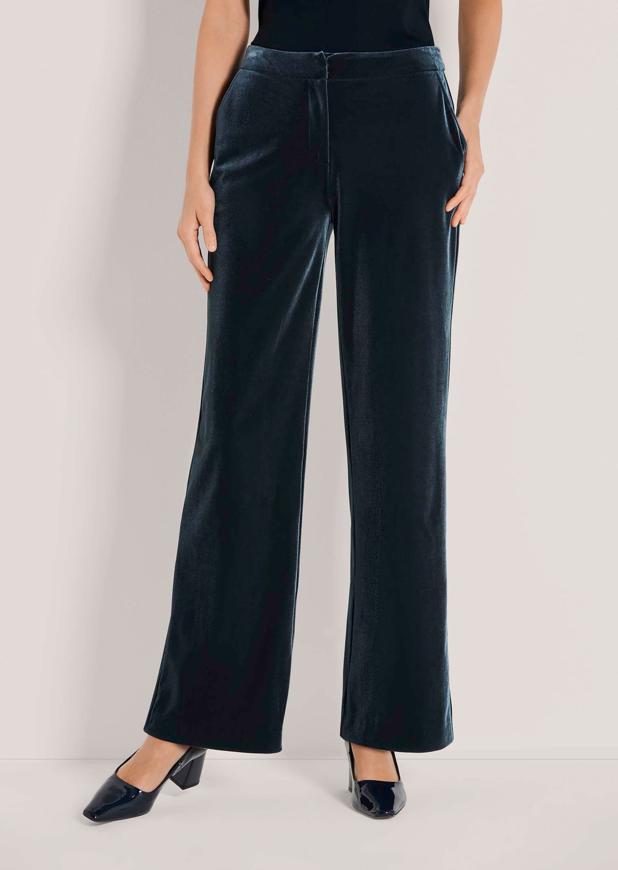 MADELEINE Palazzohose »Samthose Samthose«
