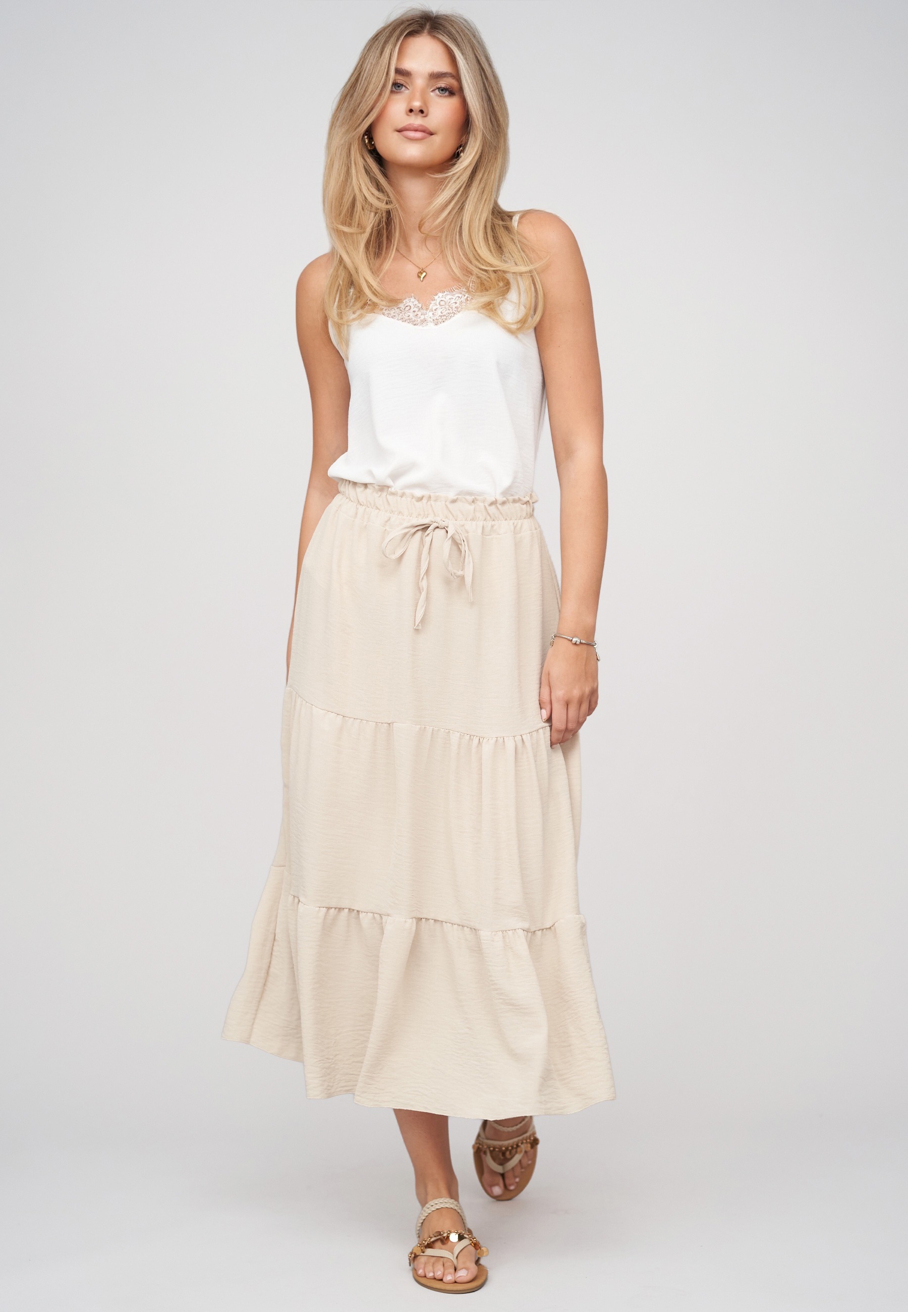 CLOUD 5IVE Maxirock »CLOUD 5IVE Tiered Skirt« 1