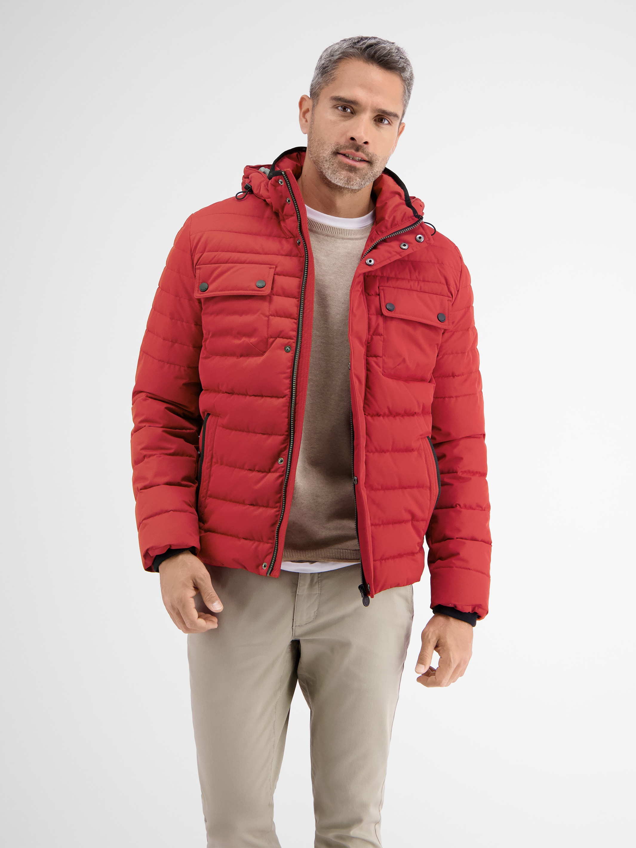 LERROS "Steppjacke mit abnehmbarer Kapuze" mit Kapuze