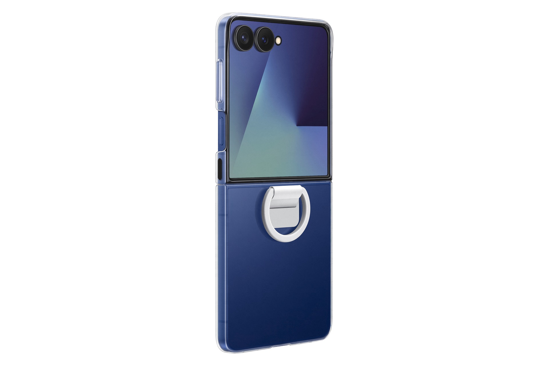 Samsung Handyhülle »Ring Case (Clear) für Samsung Galaxy Z Flip7«, Samsung Galaxy Z Flip7, Backcover, Schutzhülle, Handyschutzhülle, Case, Schutzcase, stoßfest