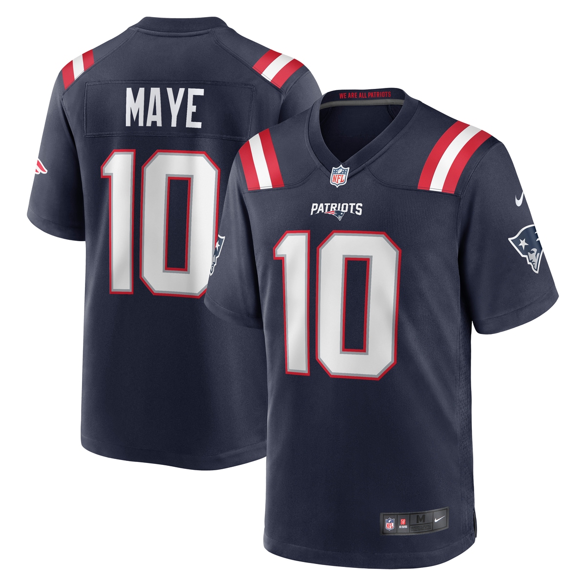 Nike "Nike Trikot New England Patriots NFL Home Game Jersey Maye 10"