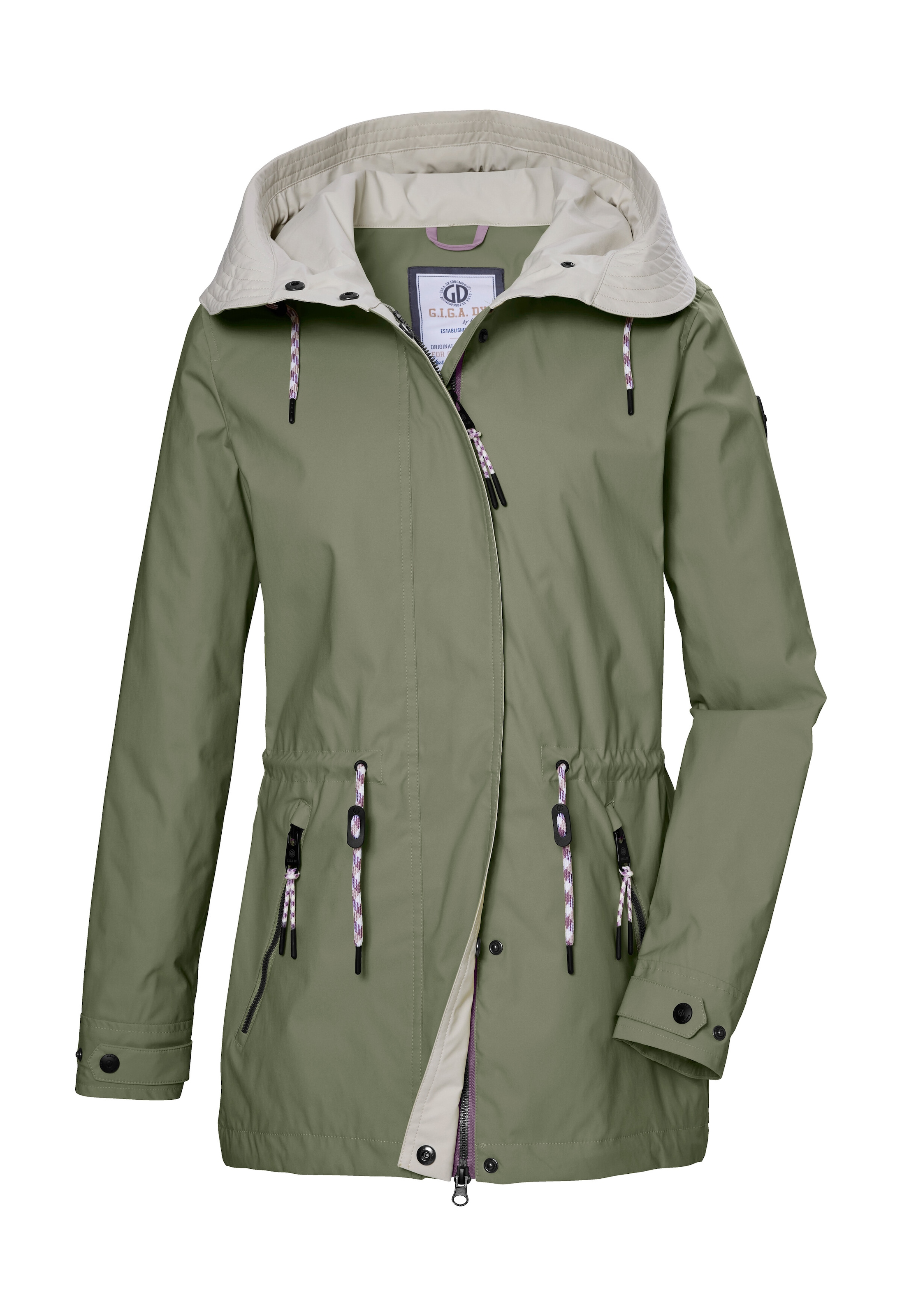 G.I.G.A. DX by killtec Funktionsjacke „GS 72 WMN JCKT“ Wind- und wasserdichte Jacke mit urbanem Look und großer Kapuze