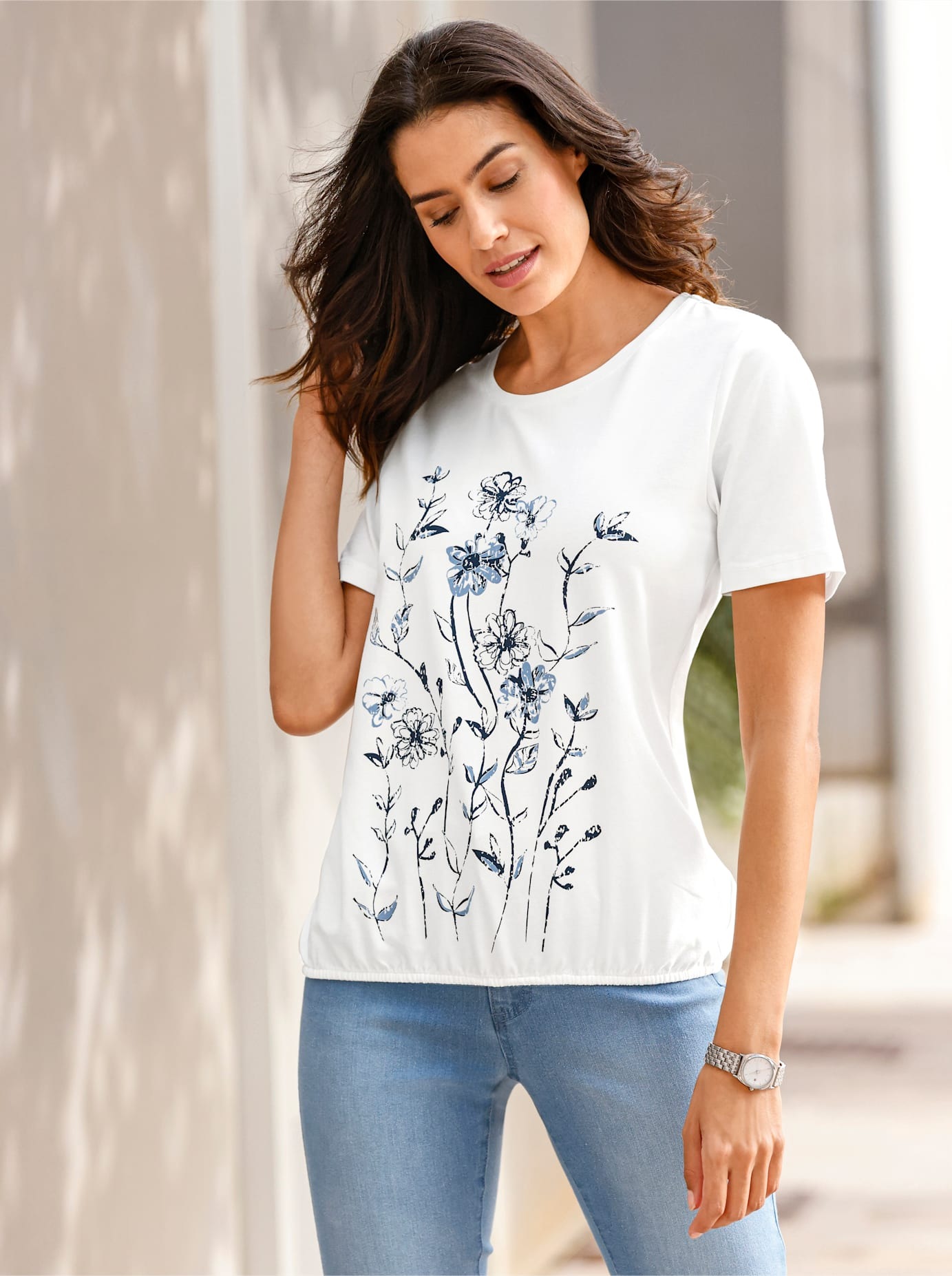 Inspirationen Rundhalsshirt "Shirt" 1 Stk. tlg. günstig online kaufen