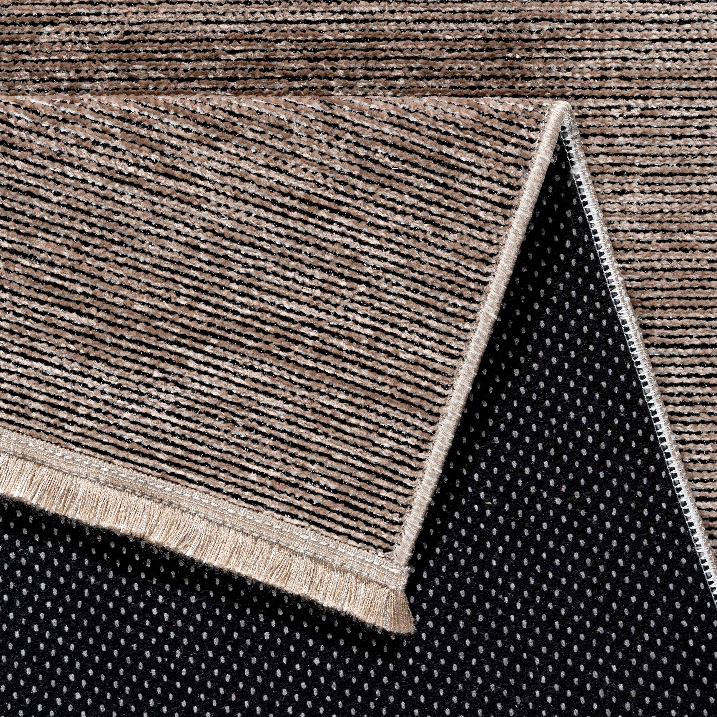 Sehrazat Teppich »Stela«, rechteckig, waschbar, Flachgewebe, mit Fransen  auf Rechnung | BAUR