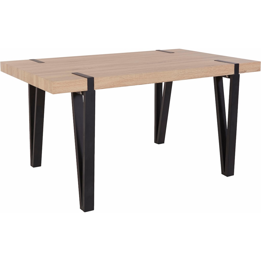 Home affaire Essgruppe »Sanchez und Bradford«, (Set, 5 tlg.), mit Tisch, Breite 150 cm