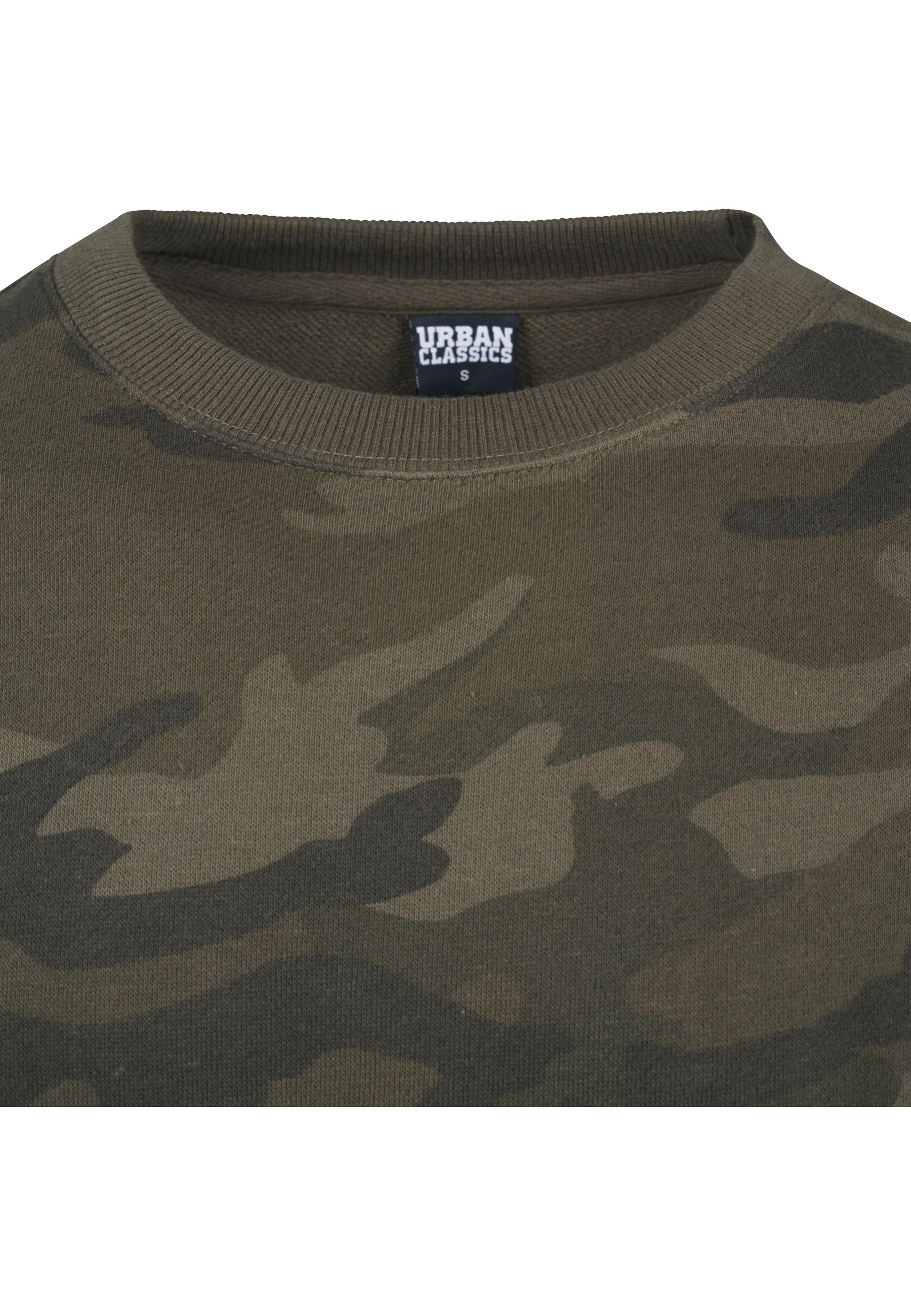 Urban Classics T-shirt à Manches Longues Camouflage Green M Homme 3