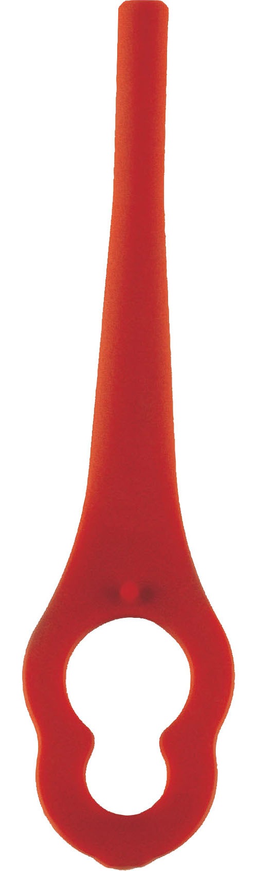 Häckslermesser EINHELL, B:2,5cm H:12,5cm L:12cm, rot, Kunststoff, Messerklingen, "Ersatzmesser-Box PXC", für Rasentrimmer