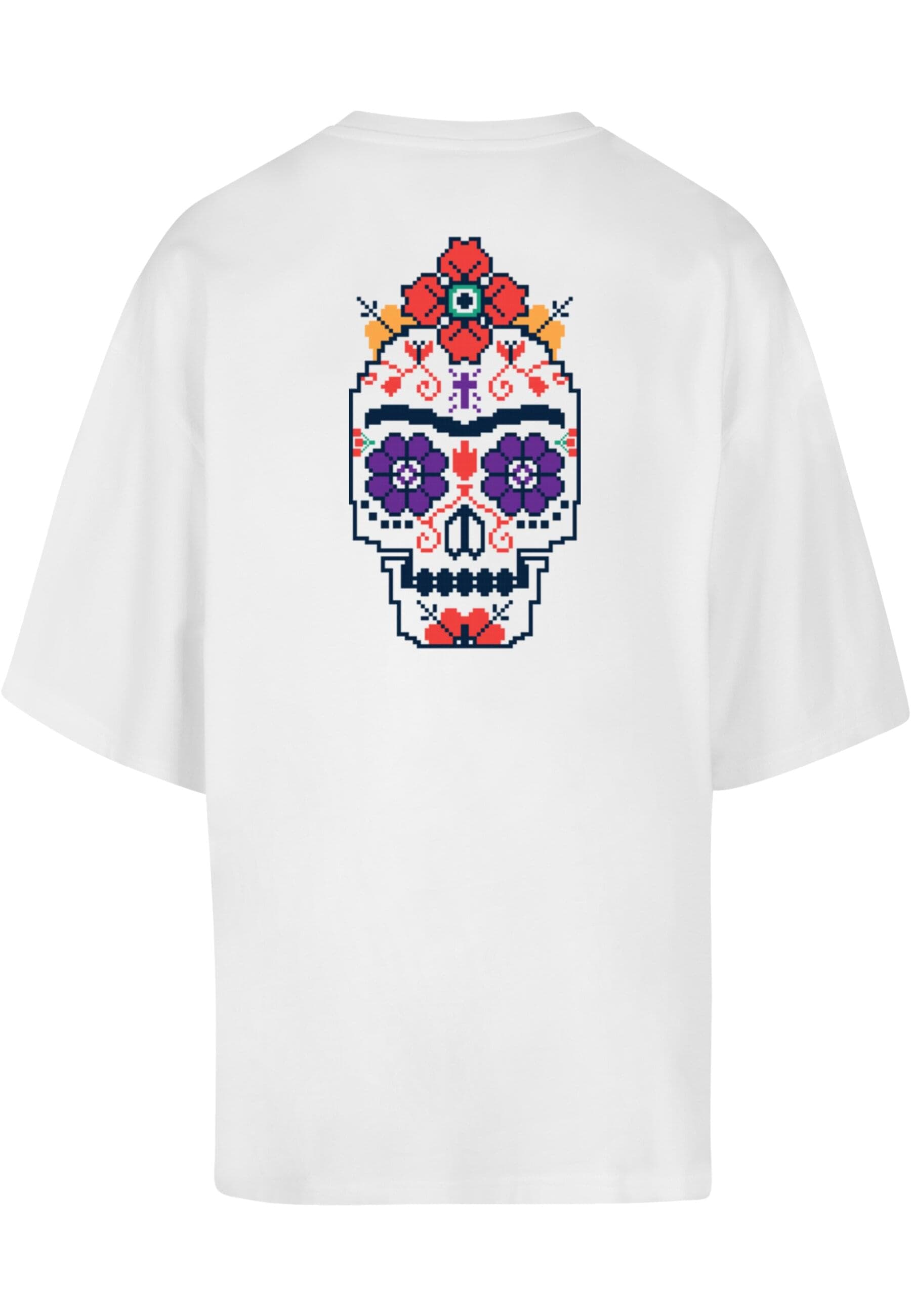Merchcode T-Shirt »Merchcode Herren Frida Kahlo - Pixels viva la vida Huge Tee«, (1 tlg.)
