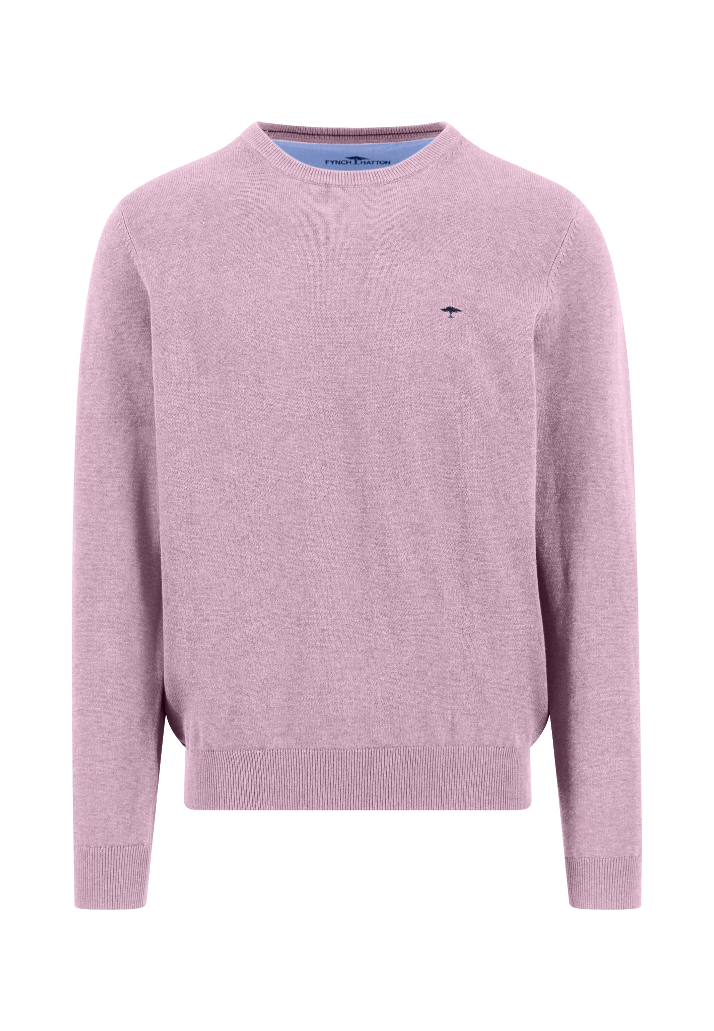 FYNCH-HATTON Rundhalspullover aus Baumwolle, mit Rundhalsausschnitt, Regula günstig online kaufen