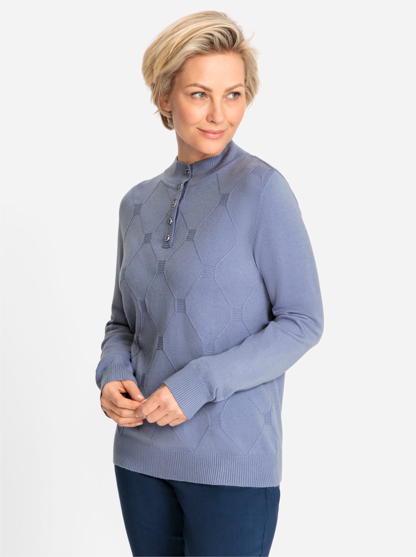 Classic Stehkragenpullover "Pullover"