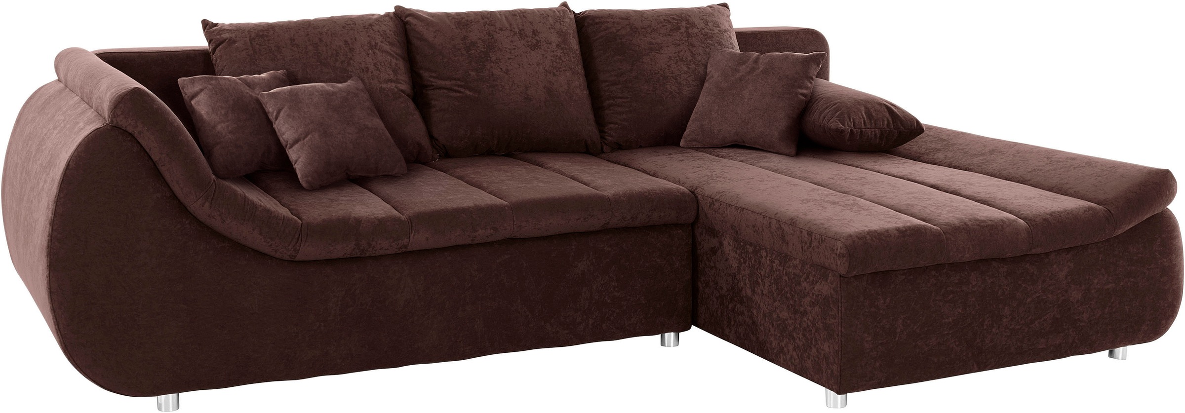 Thumbnail - Home affaire Ecksofa "Imola, elegant und modern, aktuelle Steppung im Sitz, bequem, L-Form" frei im Raum stellbar, wahlw...