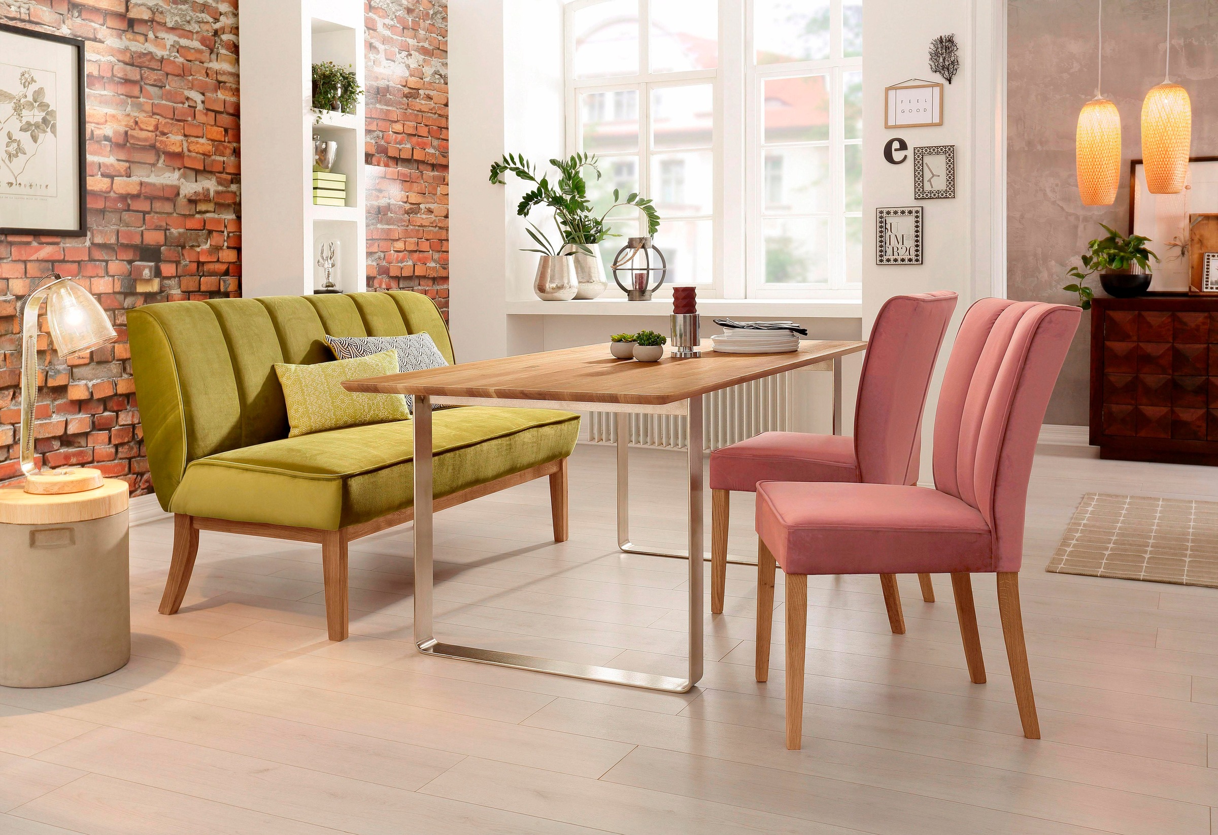 Komar Vliestapete »Vlies - Bricklane - Größe 368 x 248 cm«, bedruckt, Wohnzimmer, Schlafzimmer