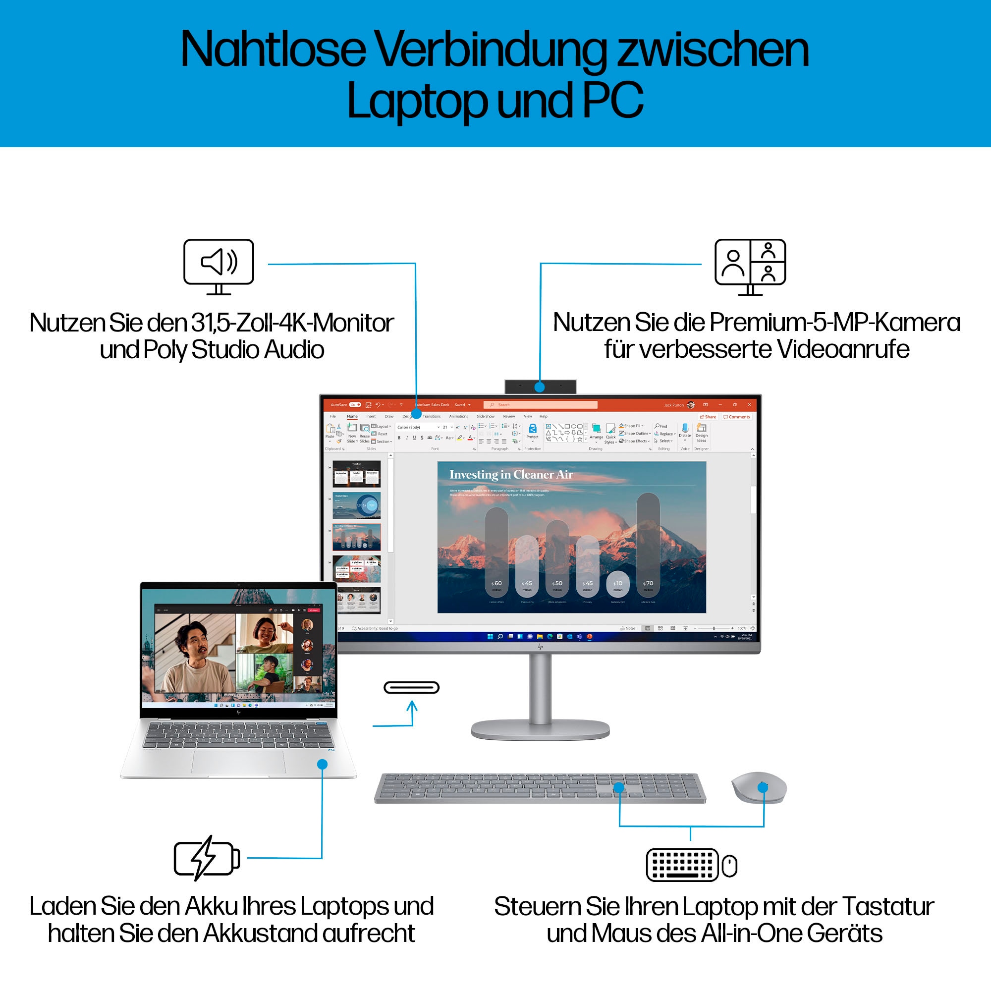 HP All-in-One PC »OmniStudio X AiO NGAI 32-c1073ng«