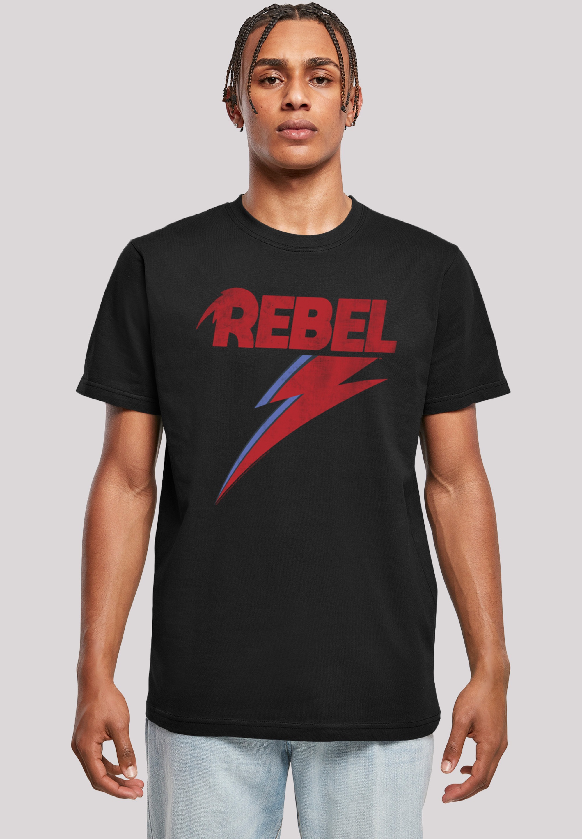 F4NT4STIC T-Shirt "David Bowie Distressed Rebel", Print günstig online kaufen