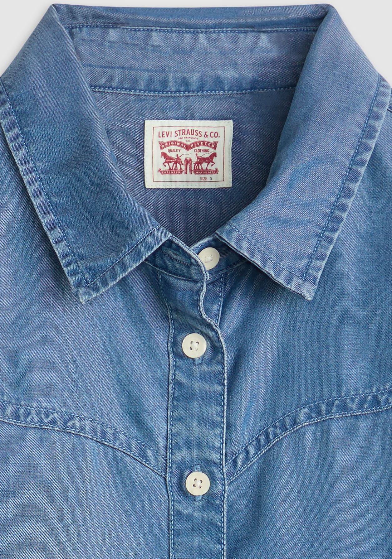Levi's® Langarmbluse, Mit Puffärmel