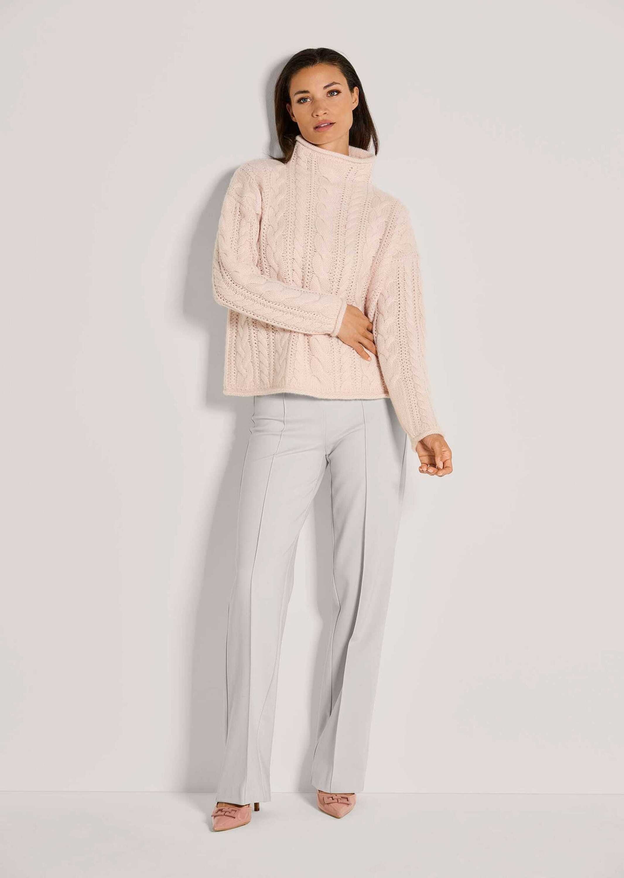 MADELEINE Longpullover "Strickpullover Stilvoller Grobstrickpullover mit Zo günstig online kaufen