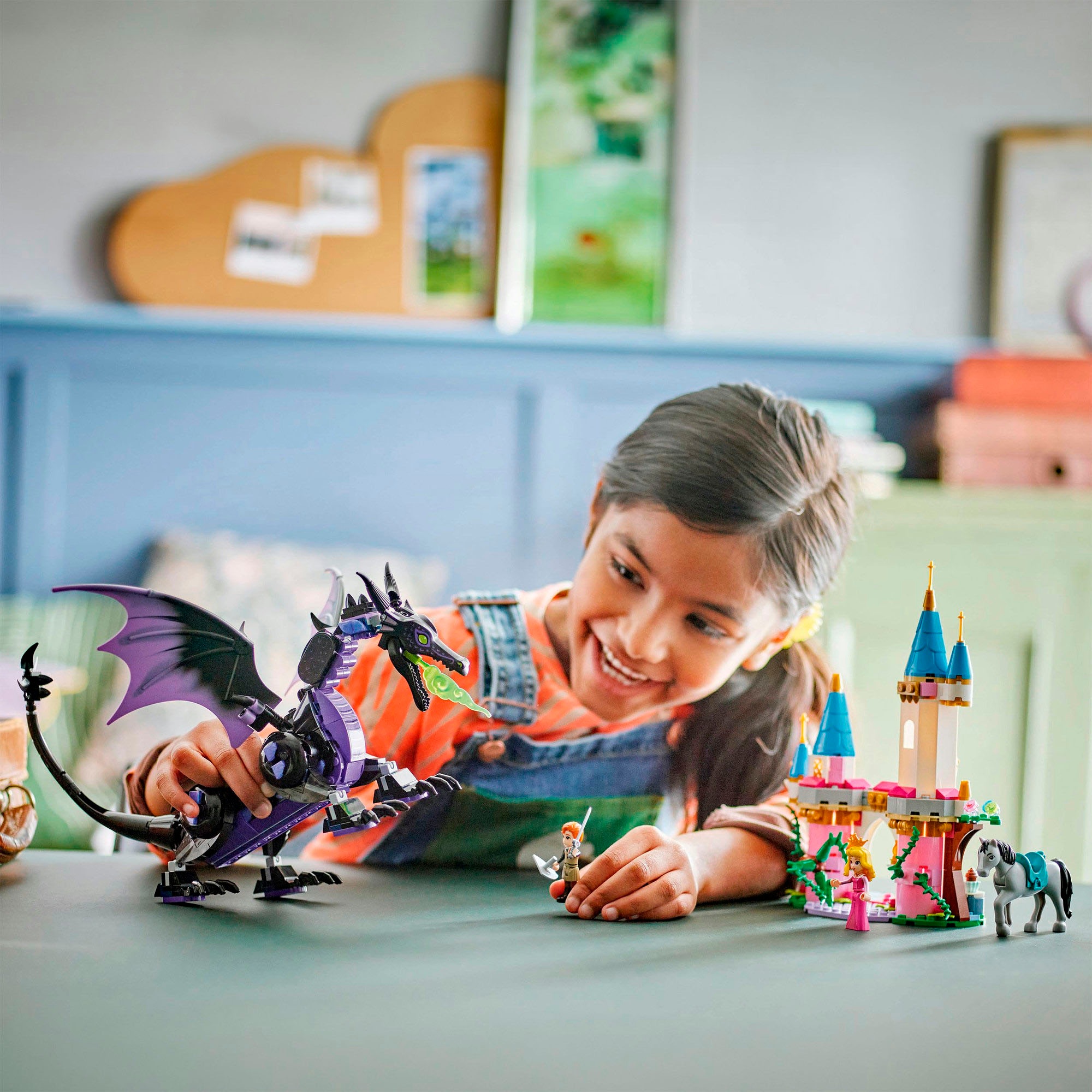 LEGO® Konstruktionsspielsteine »Malefiz als Drache (43240), LEGO Disney Princess«, (583 St.), Made in Europe