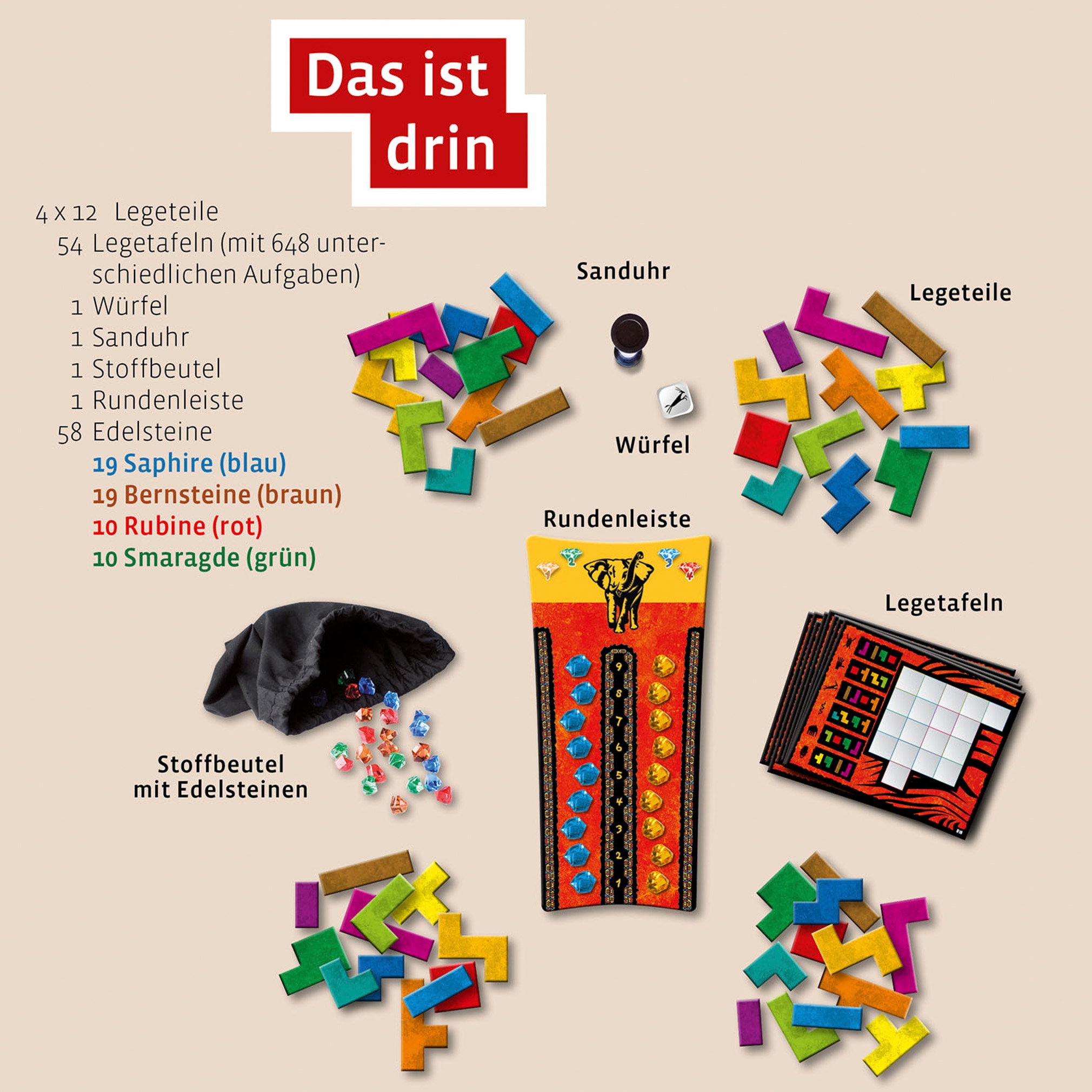 Kosmos Spiel »Ubongo! Classic 2022« Made in Germany