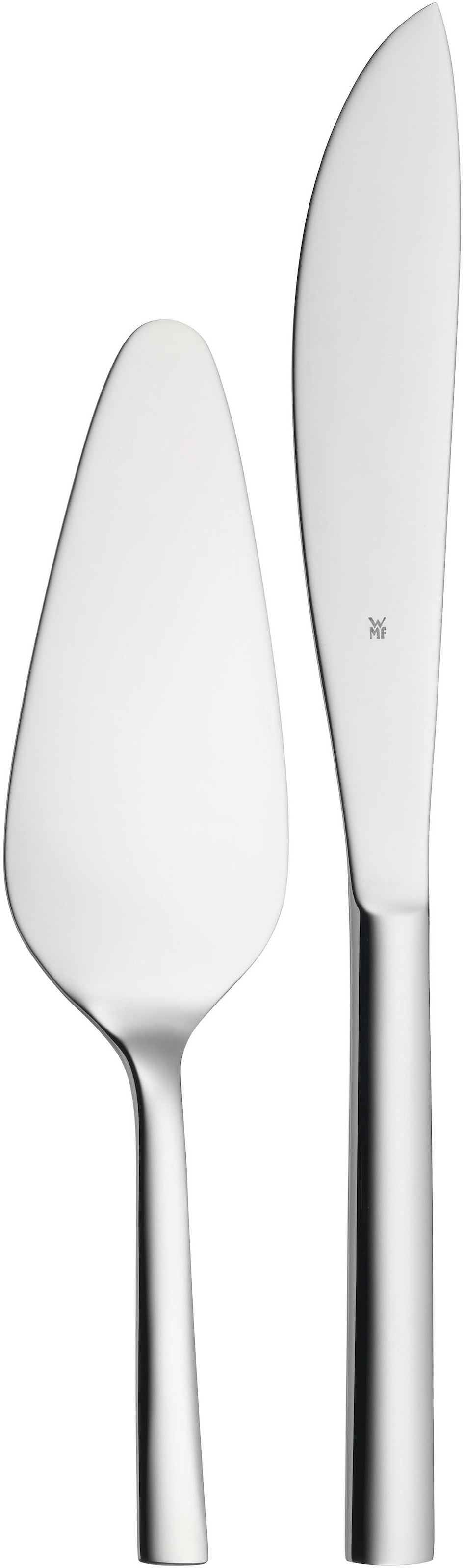 WMF Besteck-Set "Nuova" 2-tlg., Tortenheber 23 cm, Tortenmesser 28 cm, Crom günstig online kaufen