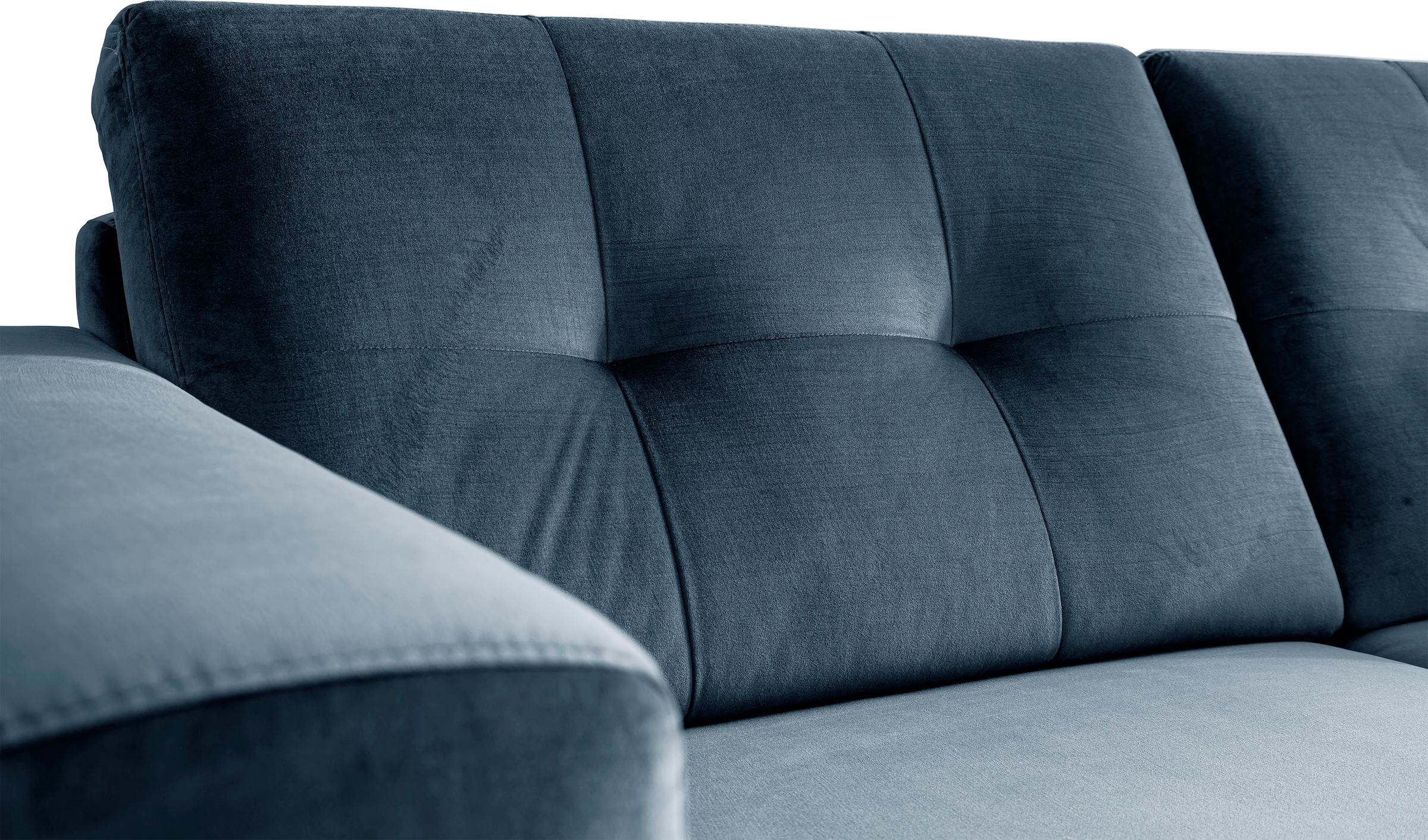 Trends by HG Polsterecke »Barcelona L-Form«, mit Metallfuss, frei im Raum stellbar