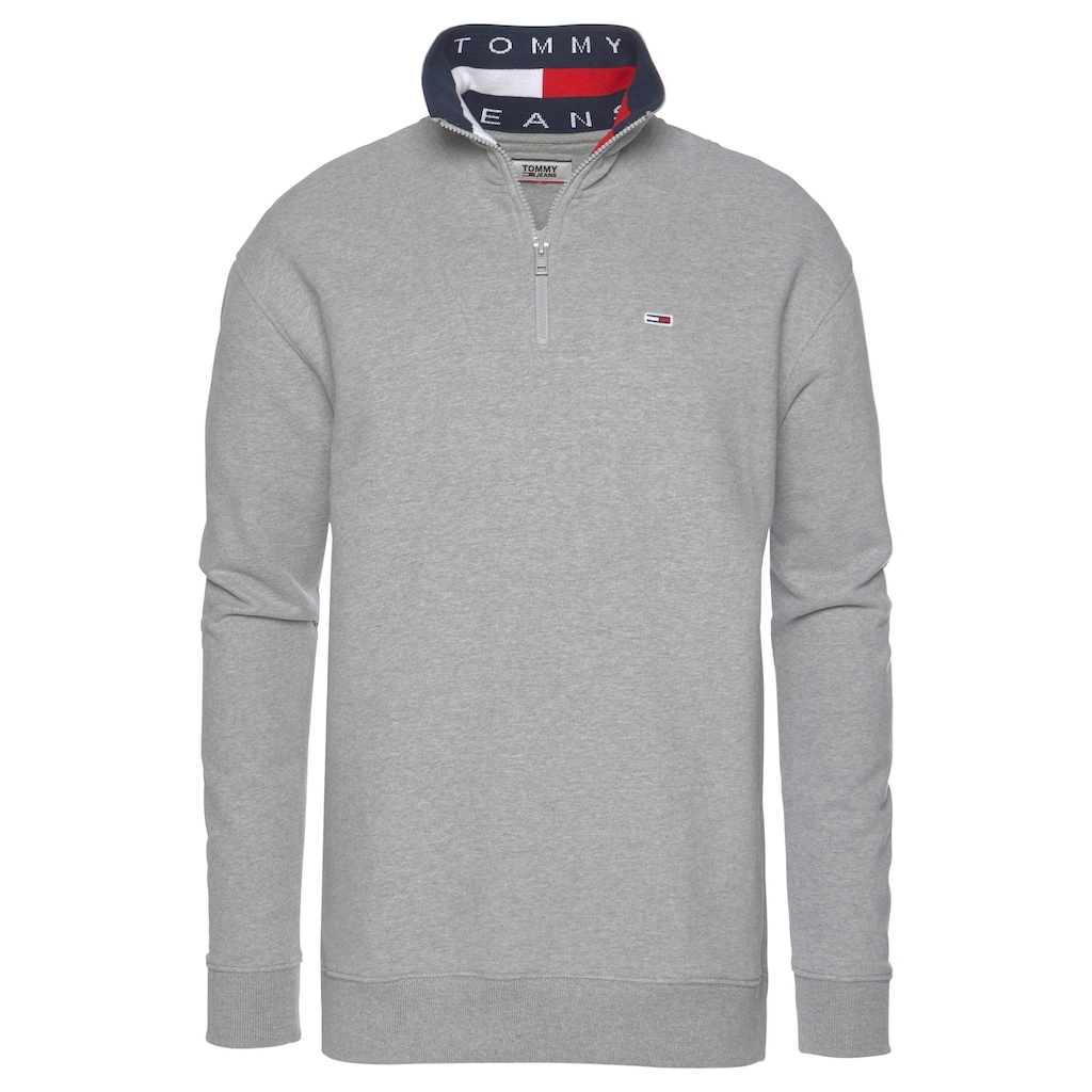 Tommy Jeans Sweatshirt »TJM SOLID ZIP MOCK NECK«