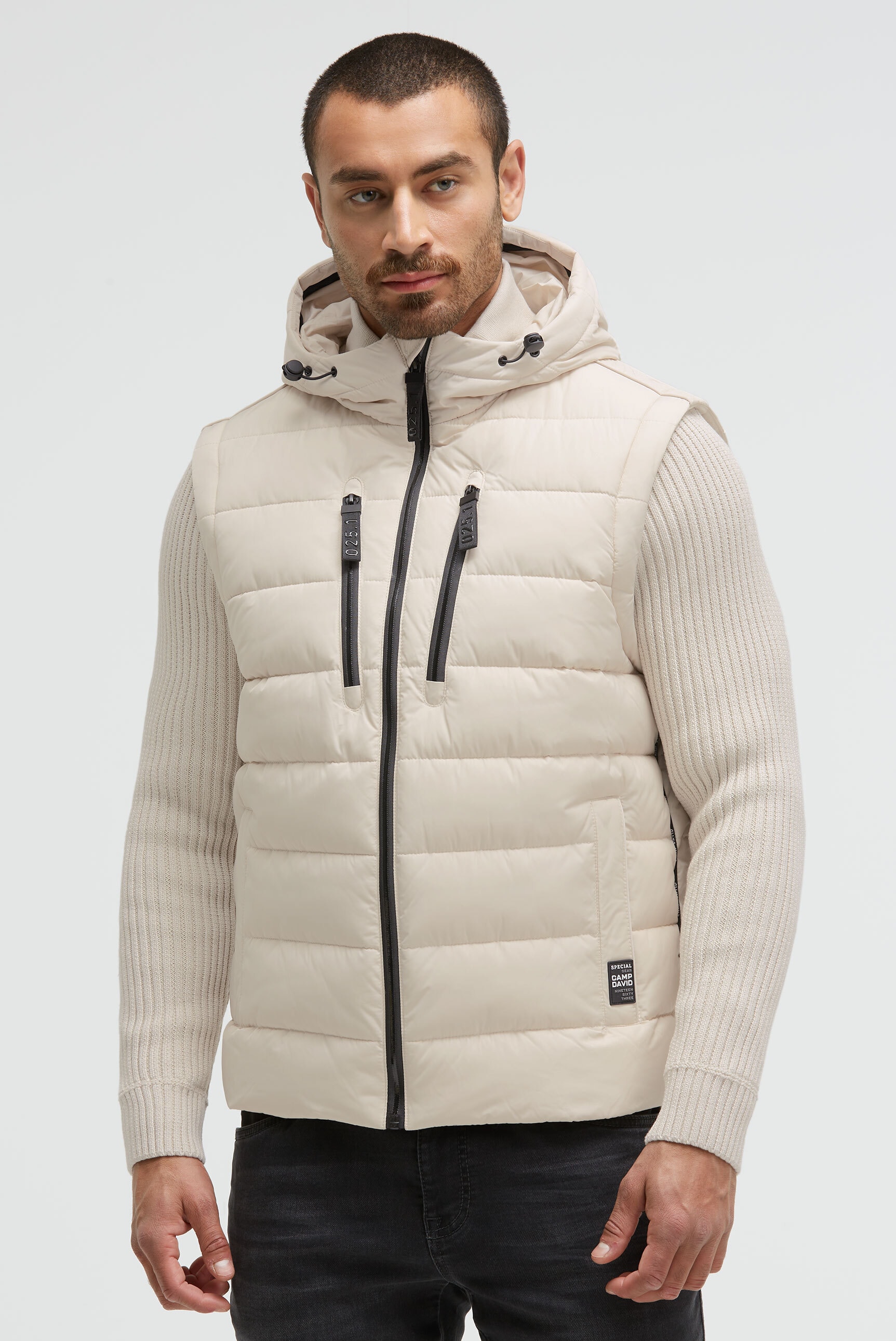 CAMP DAVID Outdoorjacke, mit Kapuze, mit Brusttaschen günstig online kaufen