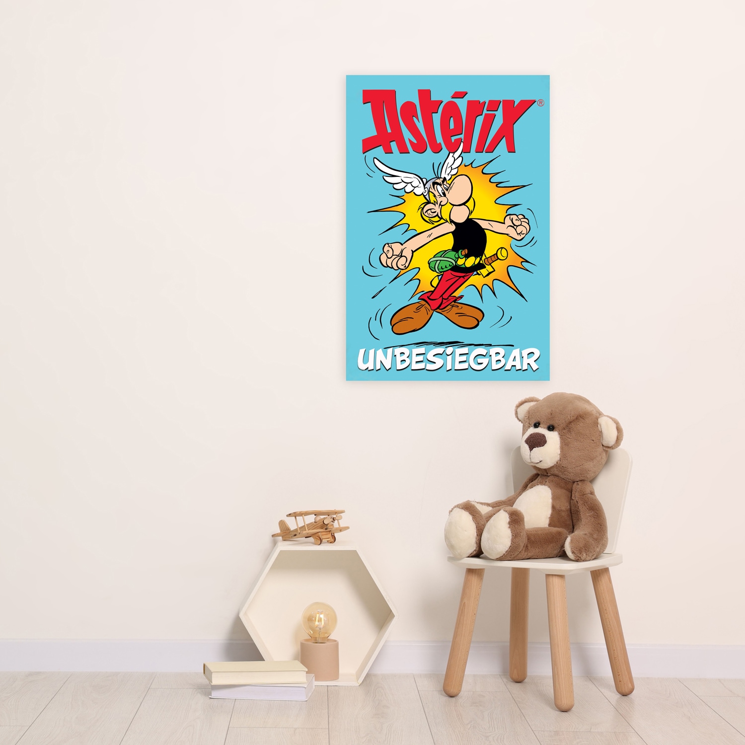 LuckyLinde Leinwandbild "Asterix Unbesiegbar II", Cartoon-Comic-Fantasy-Fig günstig online kaufen