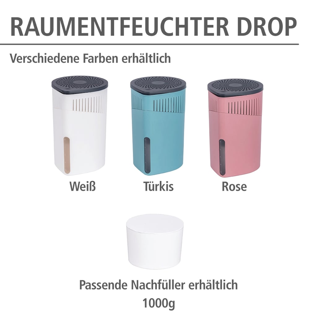 WENKO Luftentfeuchter »Drop«, für 80 m³ Räume