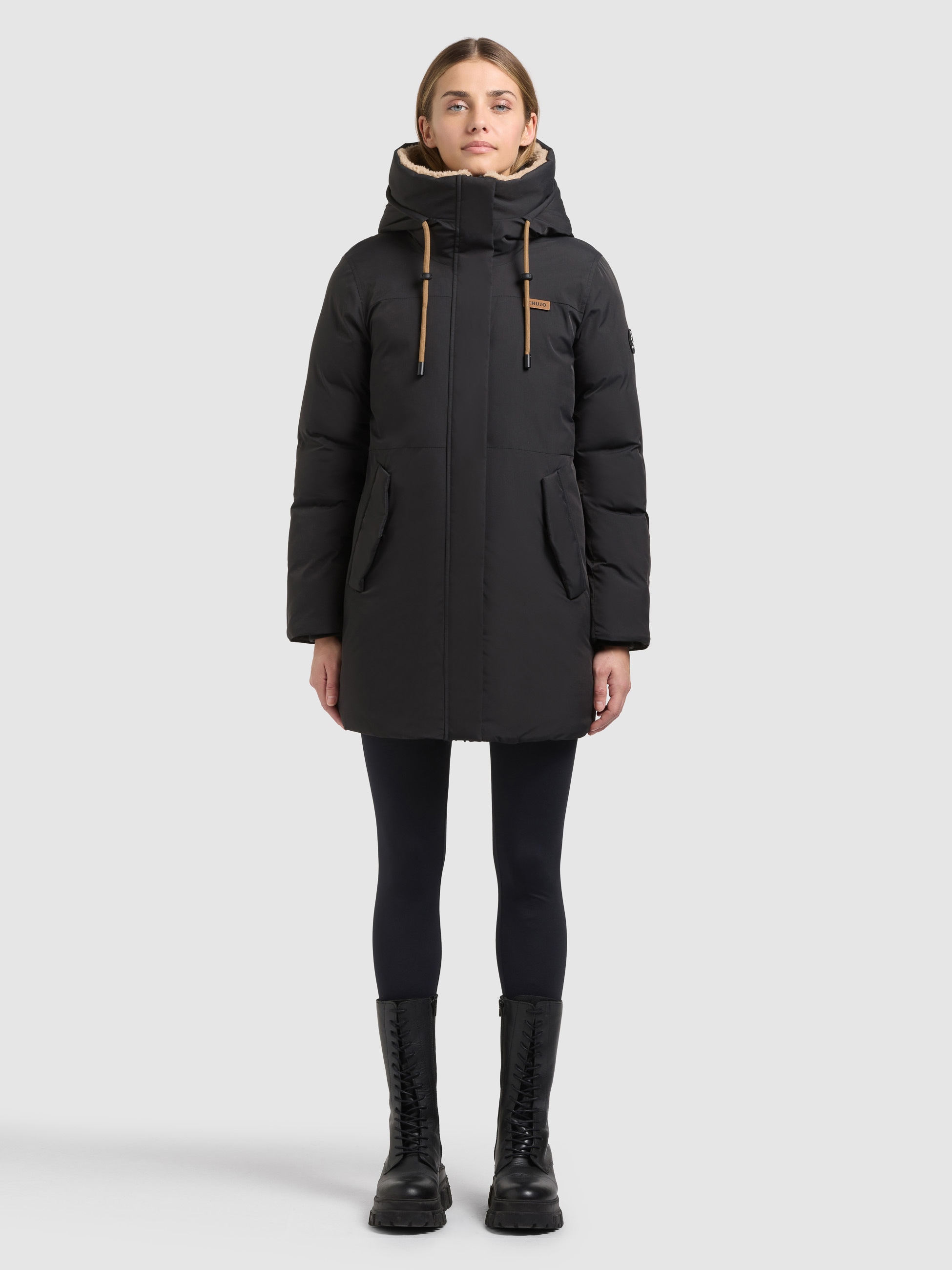 khujo Steppjacke "ISOLA - 2IN1 (EINSATZ HERAUSNEHMBAR)" mit Kapuze