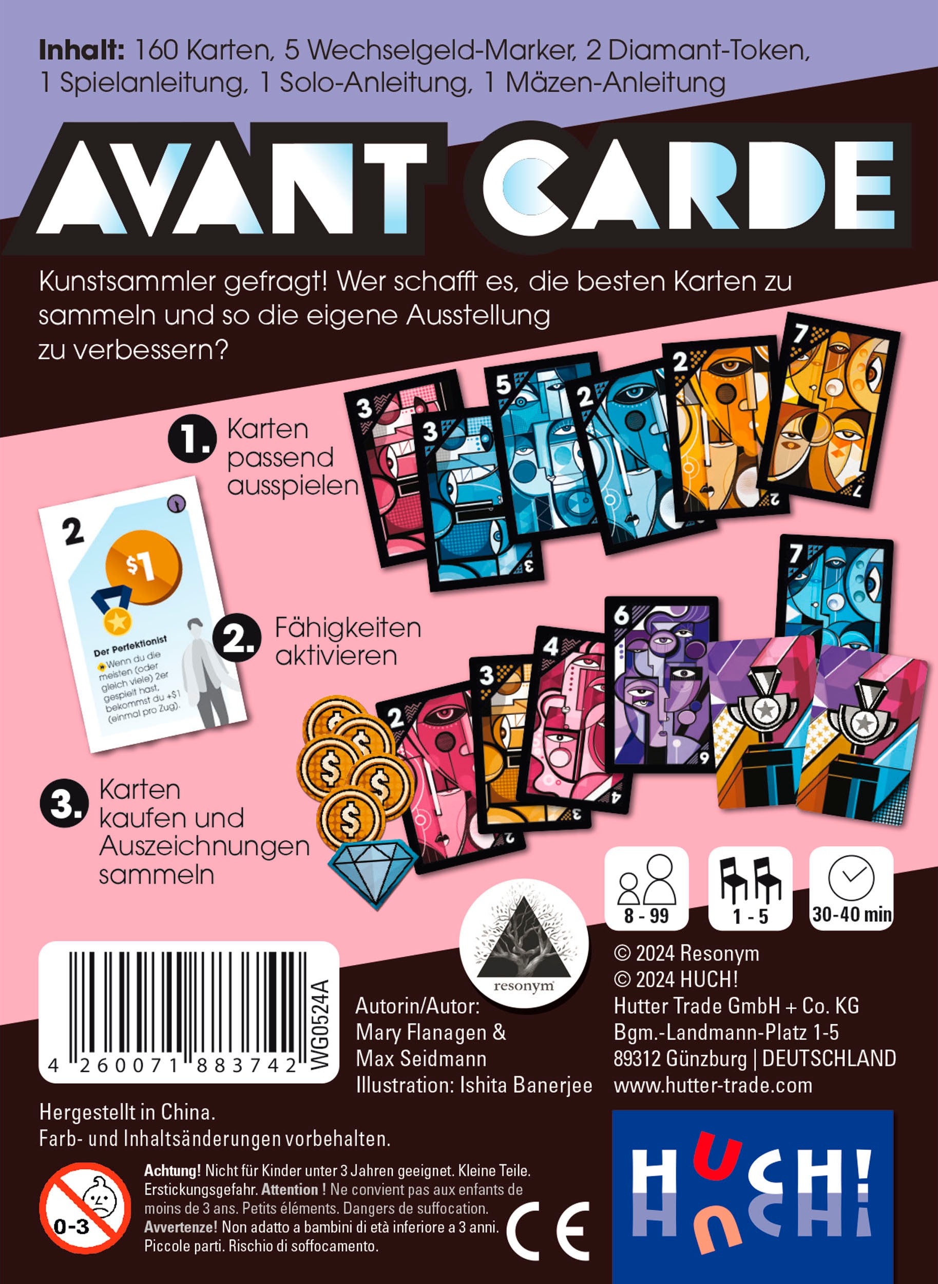 HUCH! Spiel »Avant Carde«, Made in Germany