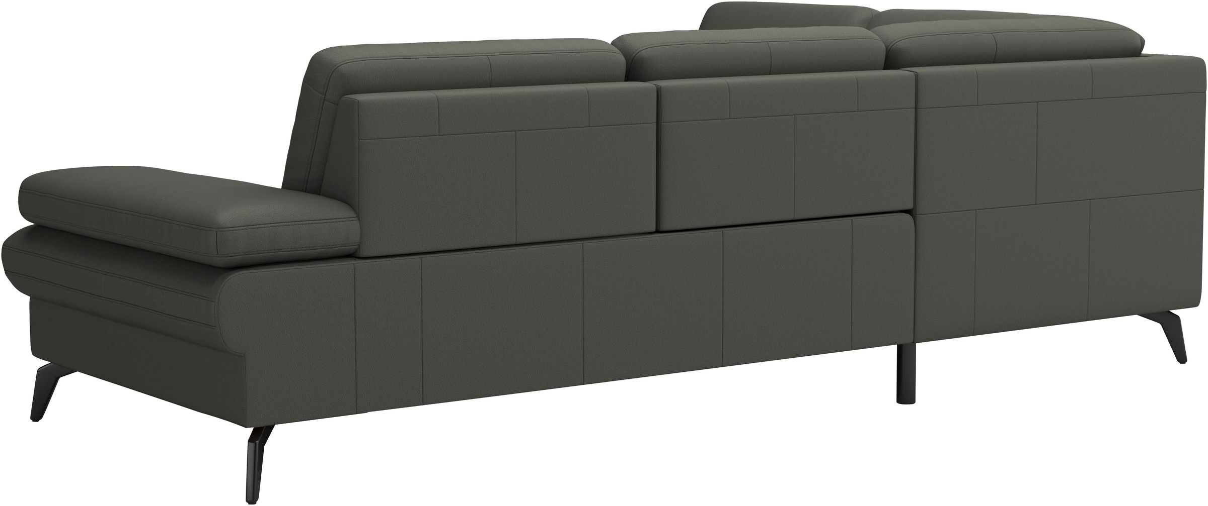 sit&more Ecksofa »Morris L-Form, inkl. Sitztiefenverstellung«, wahlweise mit Armteilverstellung, Bettfunktion & Bettkasten